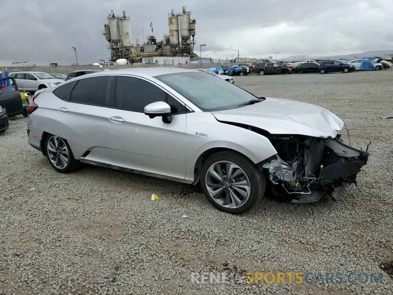 4 Photograph of a damaged car JHMZC5F19KC006505 HONDA CLARITY 2019