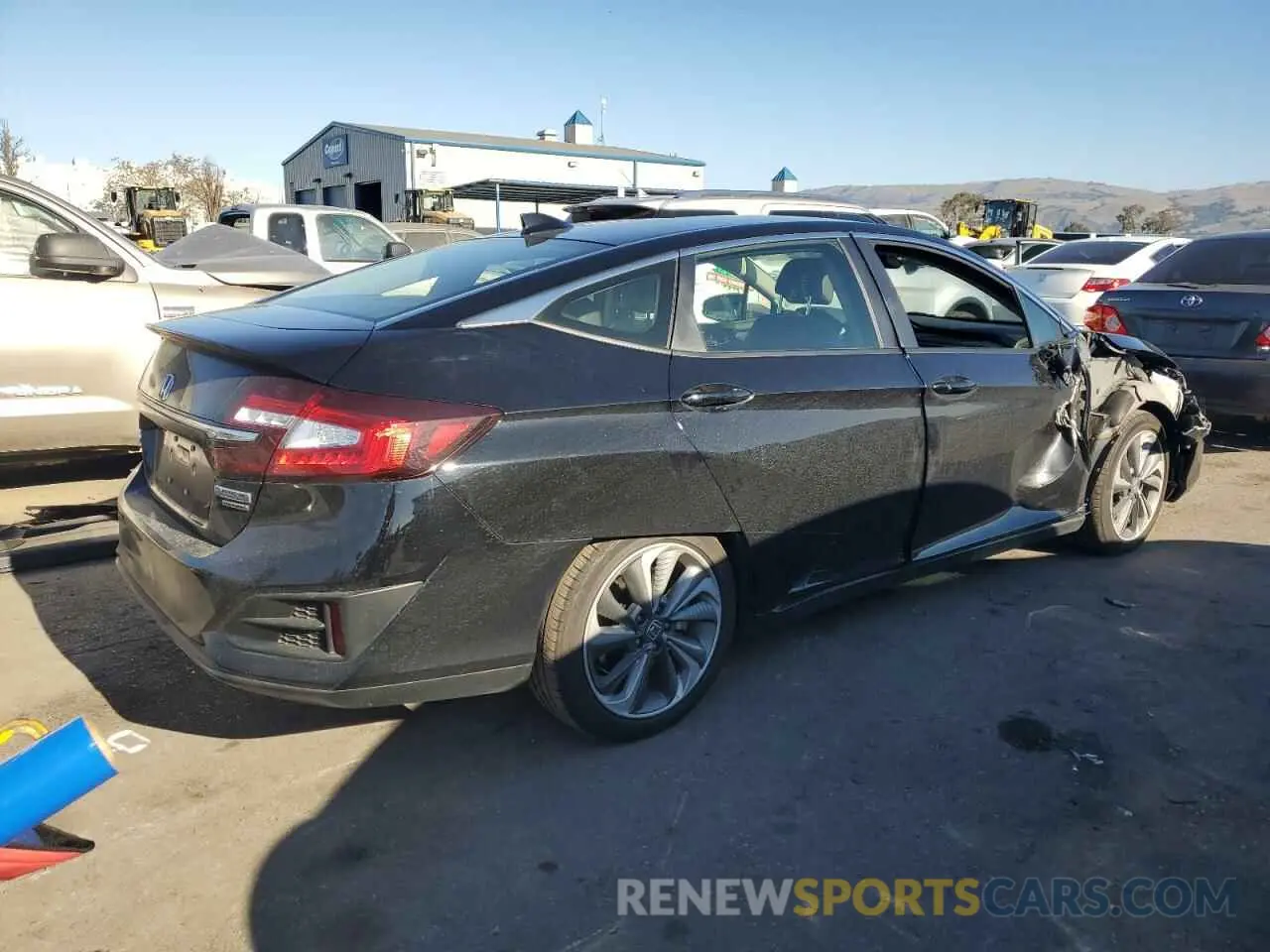3 Photograph of a damaged car JHMZC5F32KC004712 HONDA CLARITY 2019