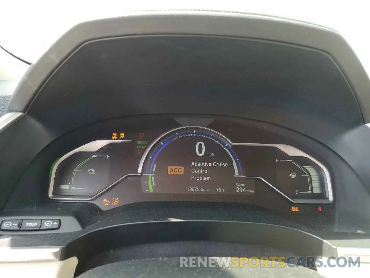 9 Фотография поврежденного автомобиля JHMZC5F39KC001158 HONDA CLARITY 2019