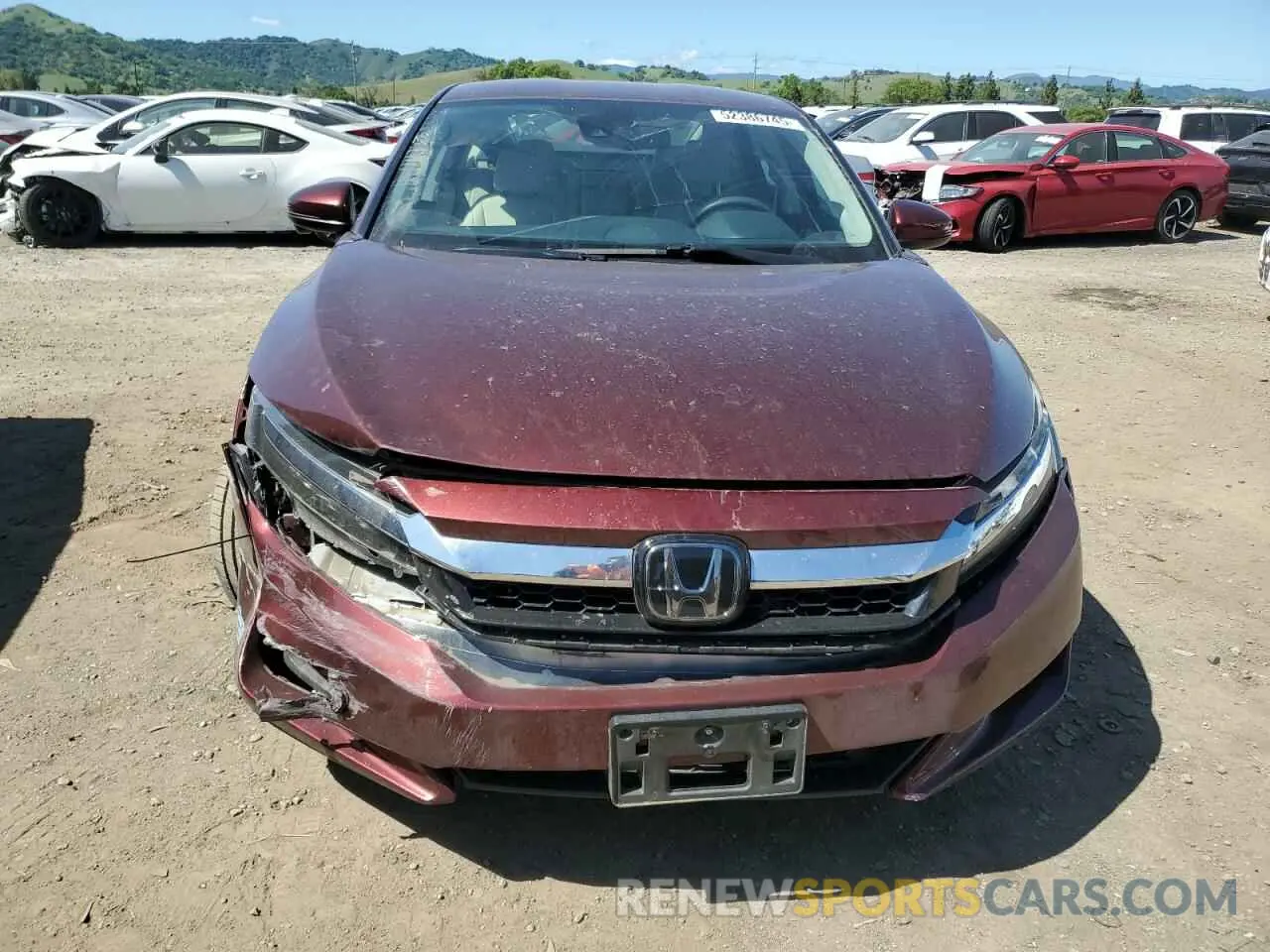 5 Photograph of a damaged car JHMZC5F13MC000167 HONDA CLARITY 2021