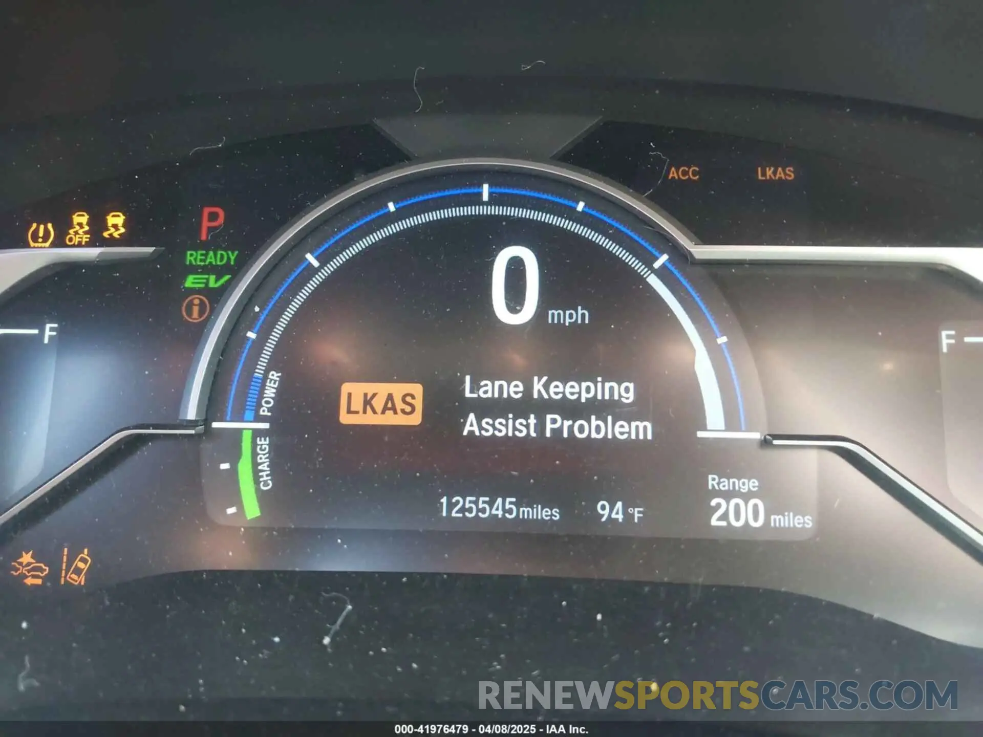 16 Photograph of a damaged car JHMZC5F15KC004170 HONDA CLARITY PLUG-IN HYBRID 2019