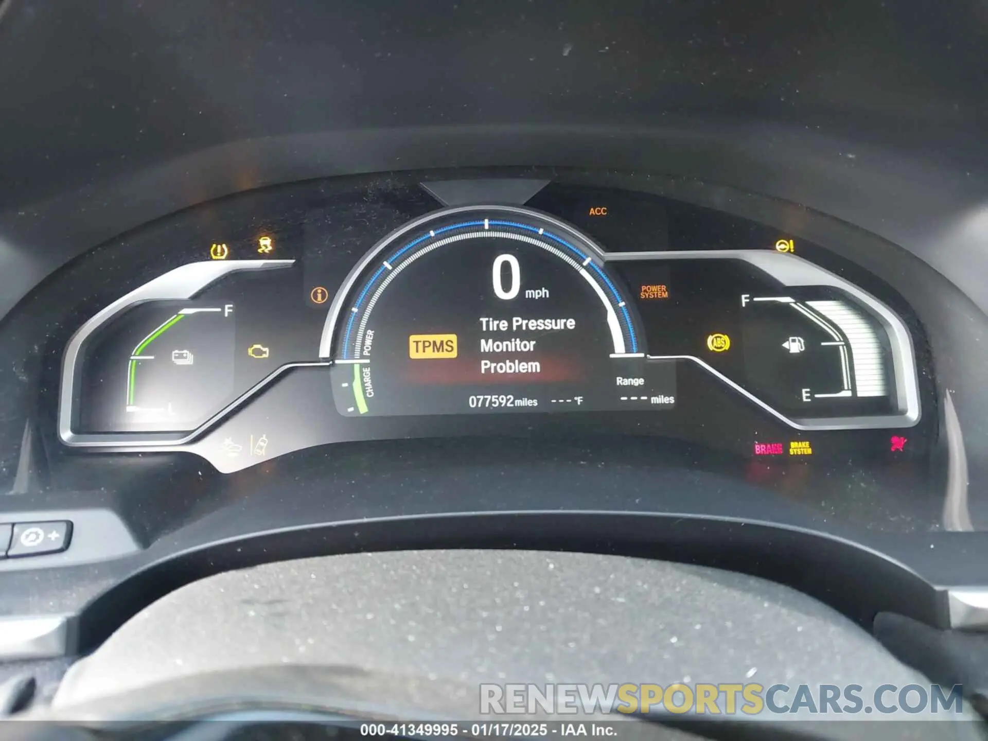 7 Фотография поврежденного автомобиля JHMZC5F33KC003701 HONDA CLARITY PLUG-IN HYBRID 2019