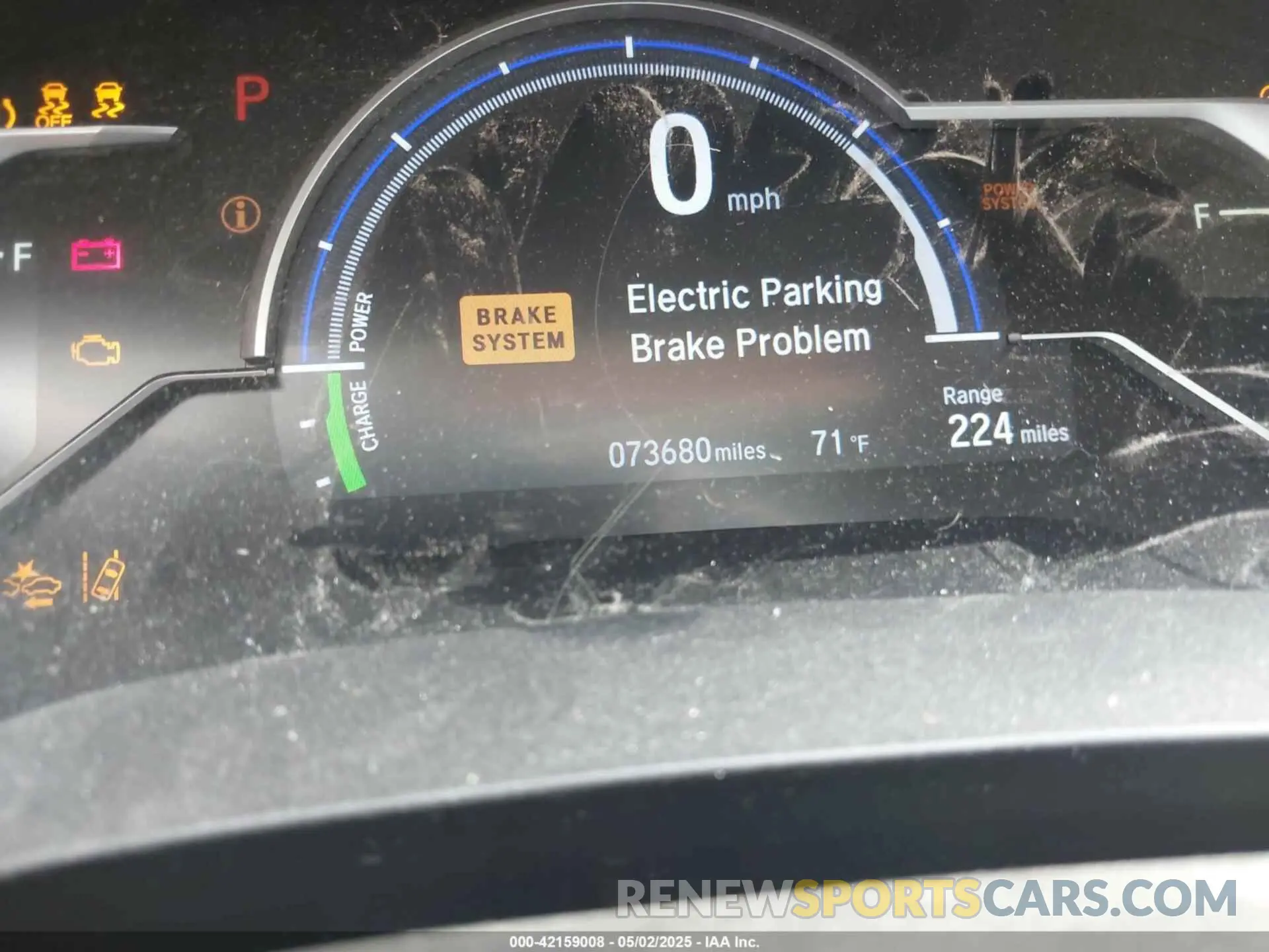 7 Photograph of a damaged car JHMZC5F16LC002204 HONDA CLARITY PLUG-IN HYBRID 2020