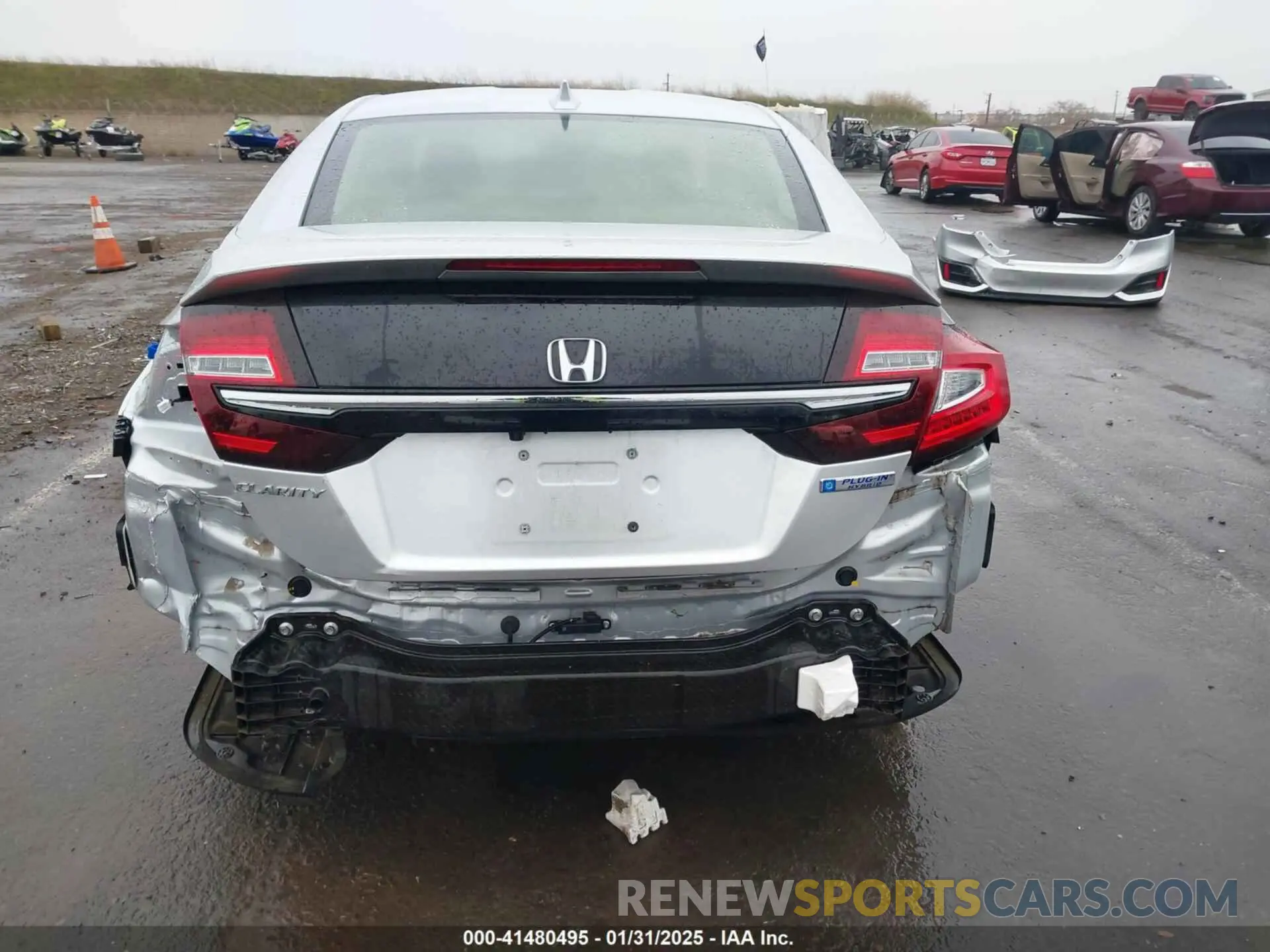 6 Фотография поврежденного автомобиля JHMZC5F11MC002032 HONDA CLARITY PLUG-IN HYBRID 2021