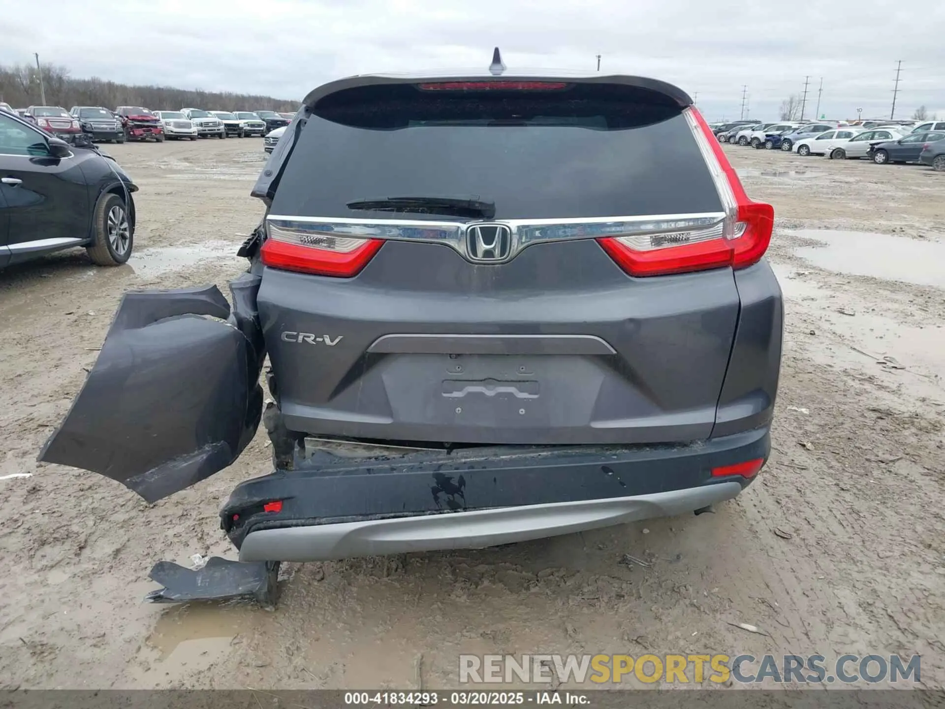 6 Photograph of a damaged car 2HKRW1H51KH516045 HONDA CR-V 2019