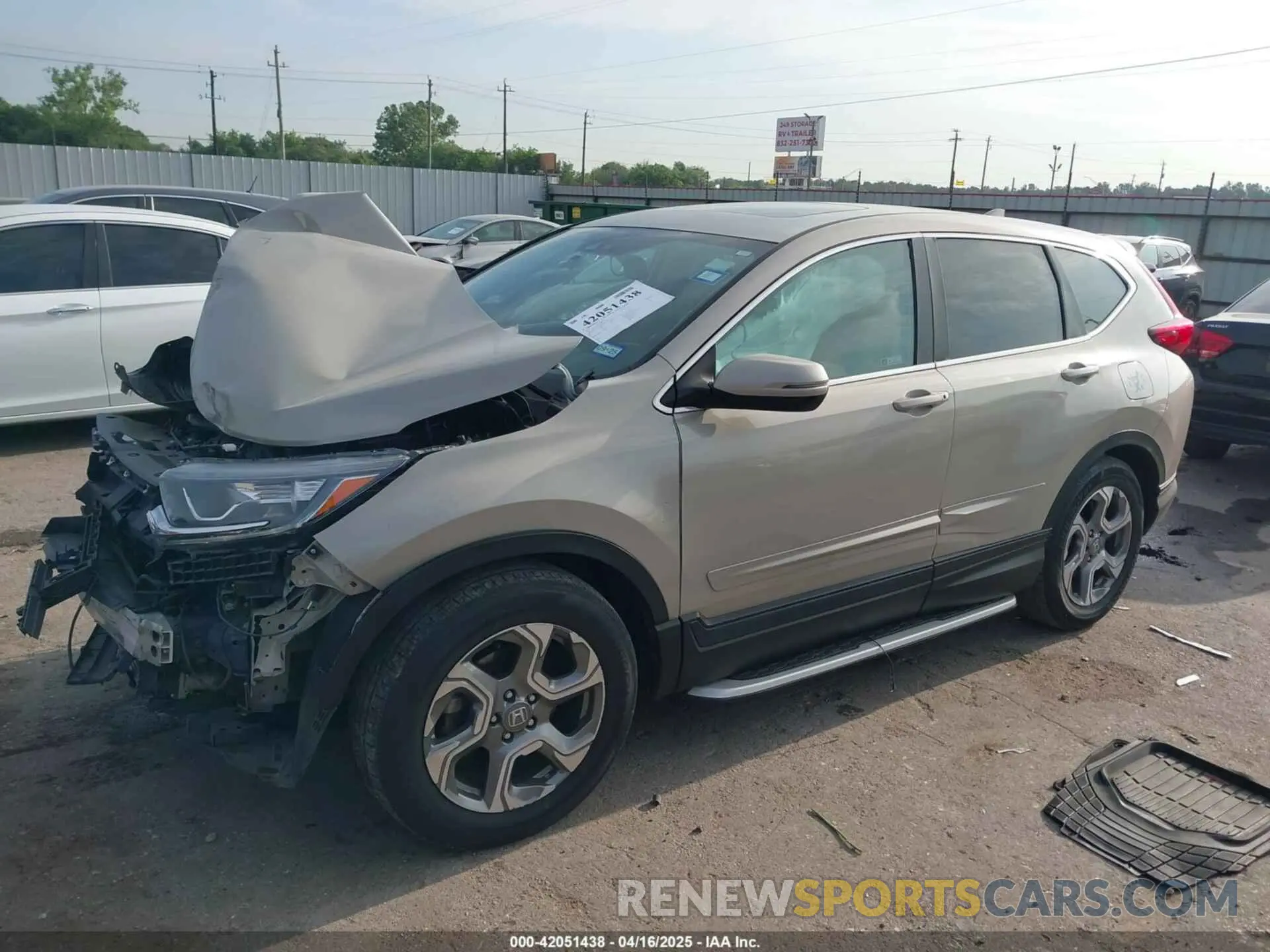 2 Фотография поврежденного автомобиля 2HKRW1H89KH502128 HONDA CR-V 2019