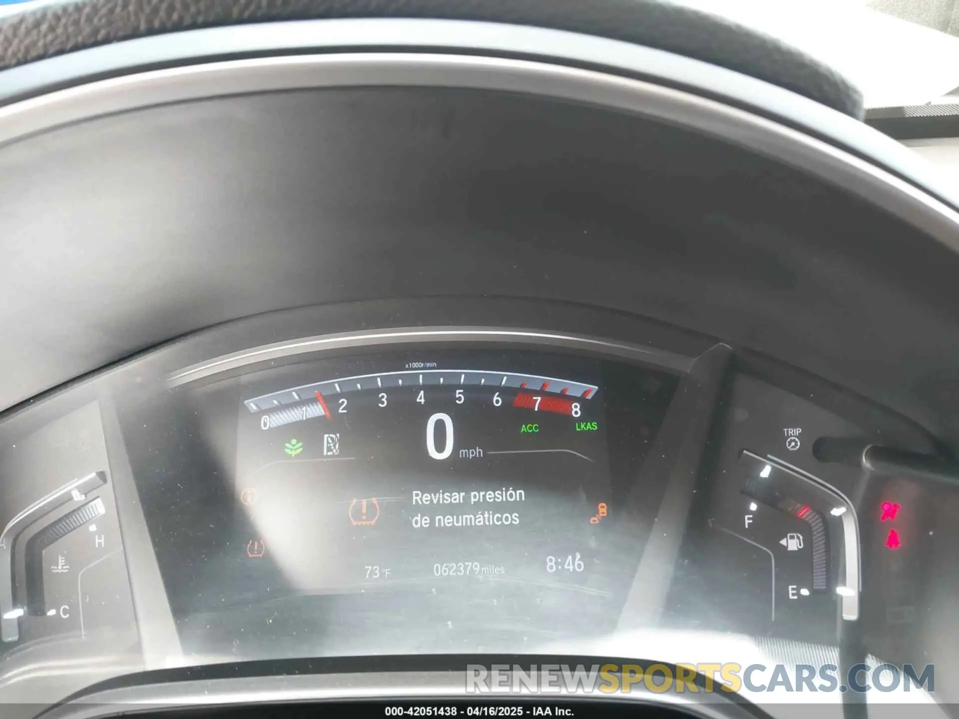 7 Фотография поврежденного автомобиля 2HKRW1H89KH502128 HONDA CR-V 2019