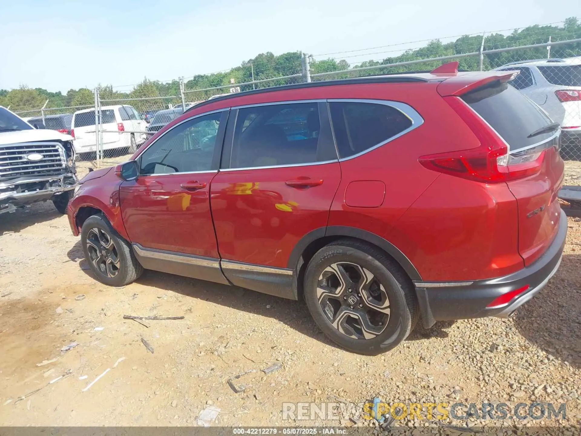 14 Photograph of a damaged car 2HKRW1H93KH505289 HONDA CR-V 2019