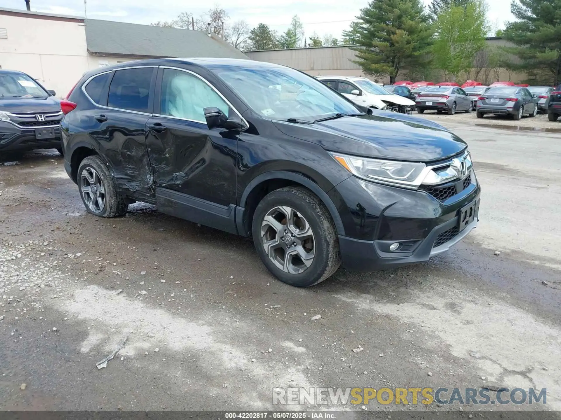 1 Photograph of a damaged car 2HKRW2H52KH616497 HONDA CR-V 2019