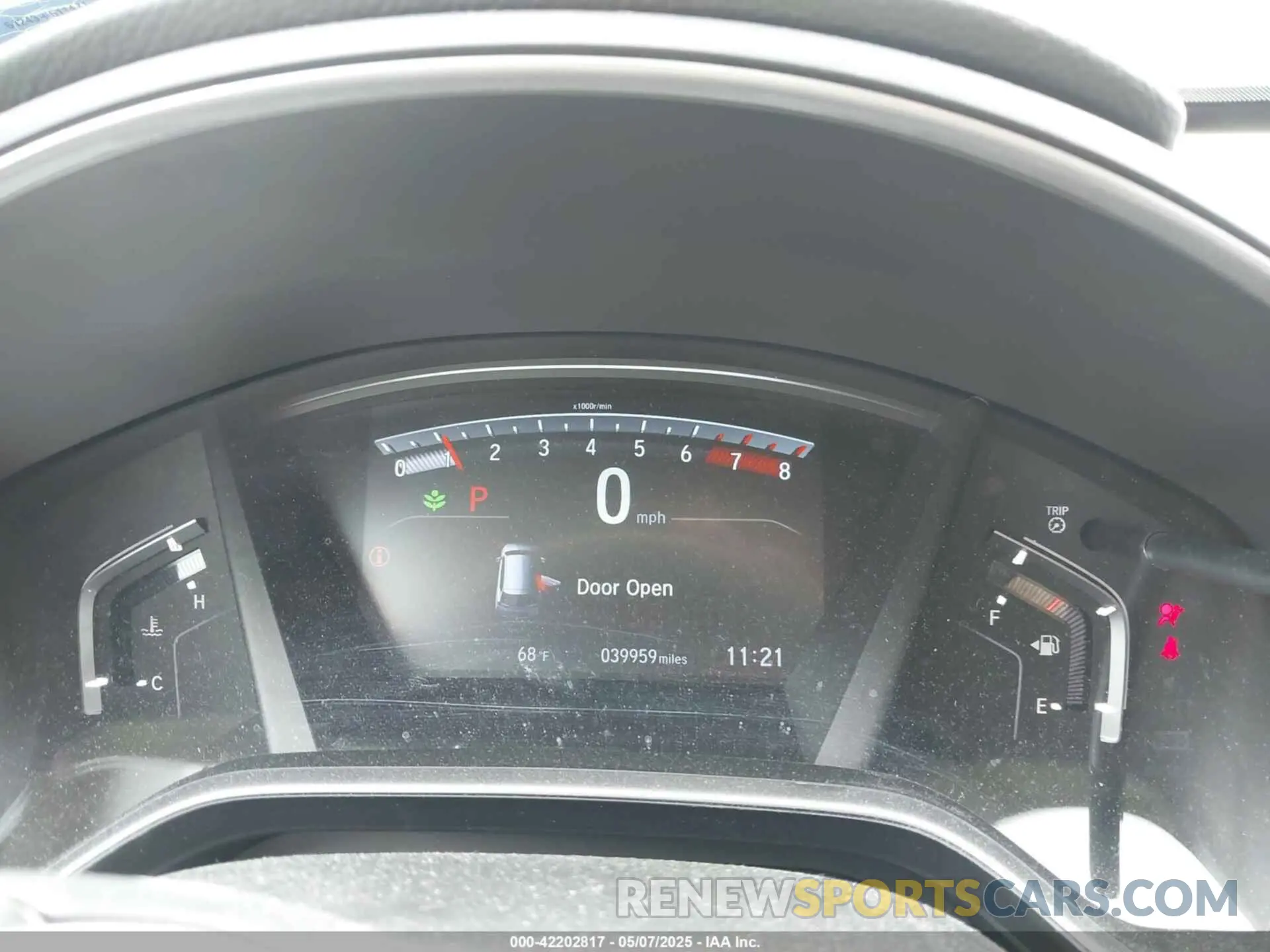 7 Photograph of a damaged car 2HKRW2H52KH616497 HONDA CR-V 2019