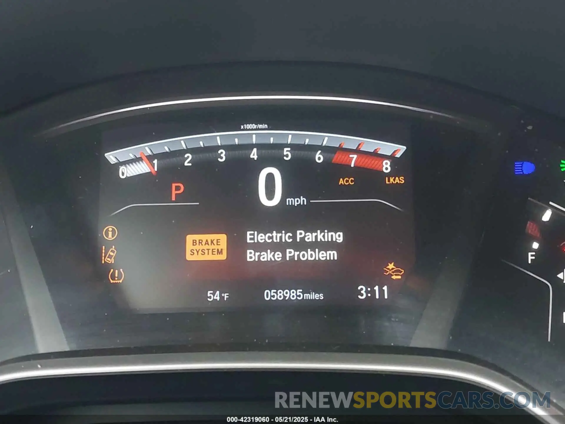 7 Фотография поврежденного автомобиля 2HKRW2H57KH613336 HONDA CR-V 2019