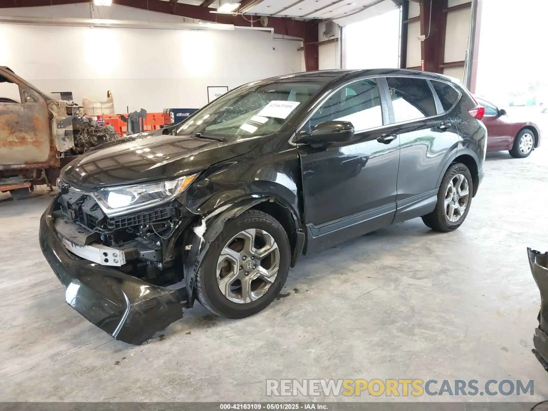2 Photograph of a damaged car 2HKRW2H85KH649021 HONDA CR-V 2019