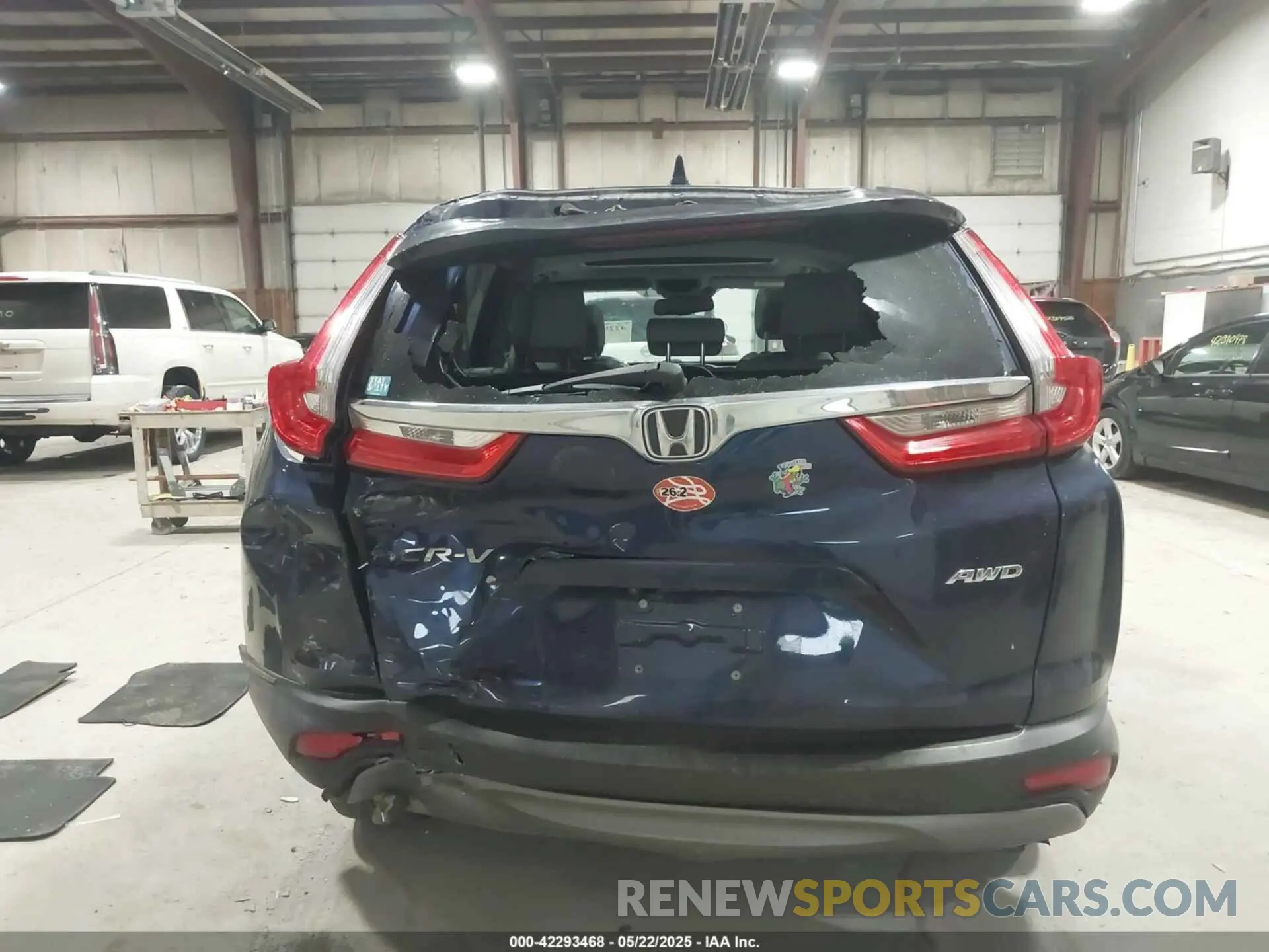 6 Фотография поврежденного автомобиля 2HKRW2H88KH620385 HONDA CR-V 2019