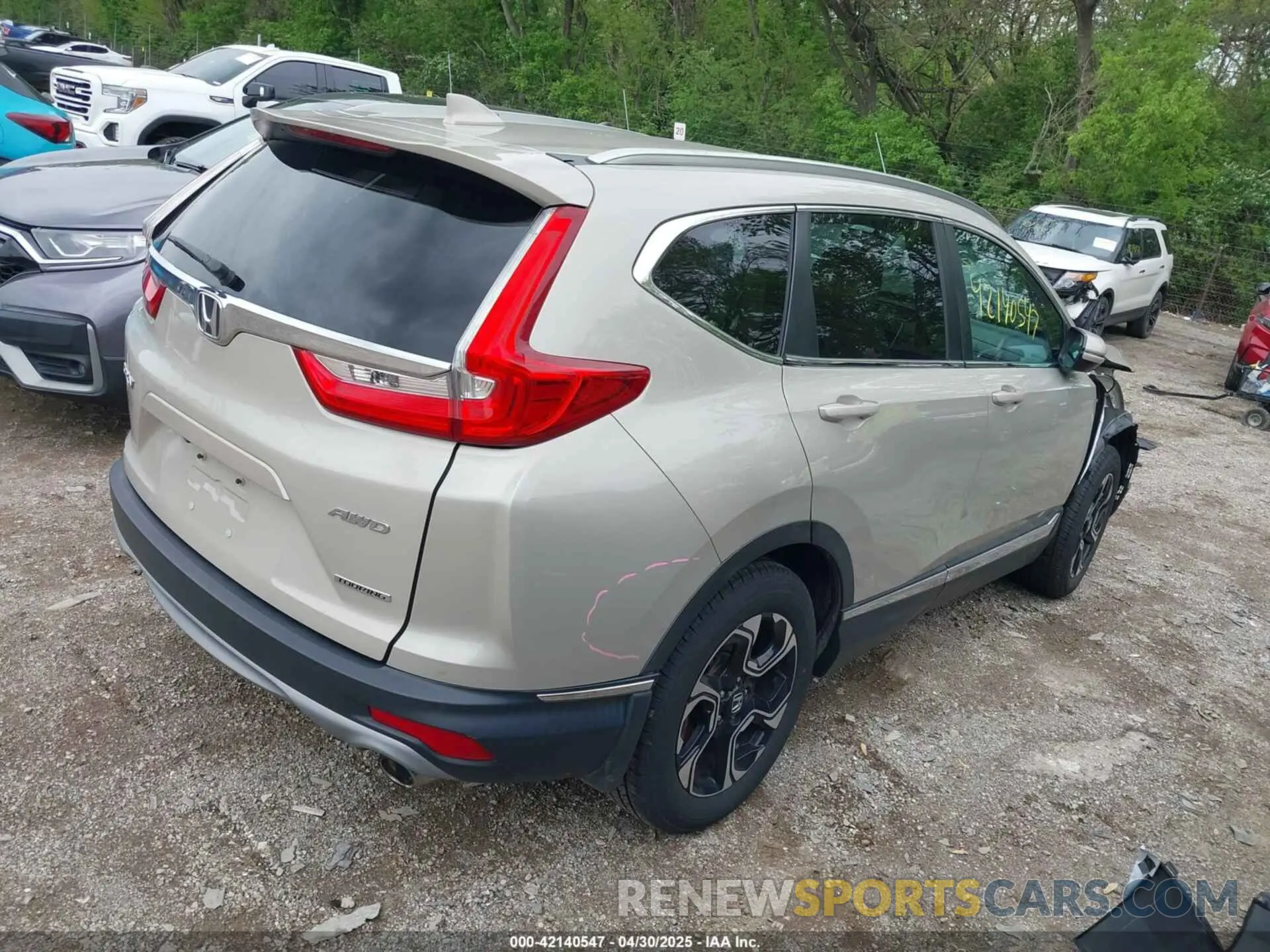 4 Фотография поврежденного автомобиля 2HKRW2H94KH623003 HONDA CR-V 2019