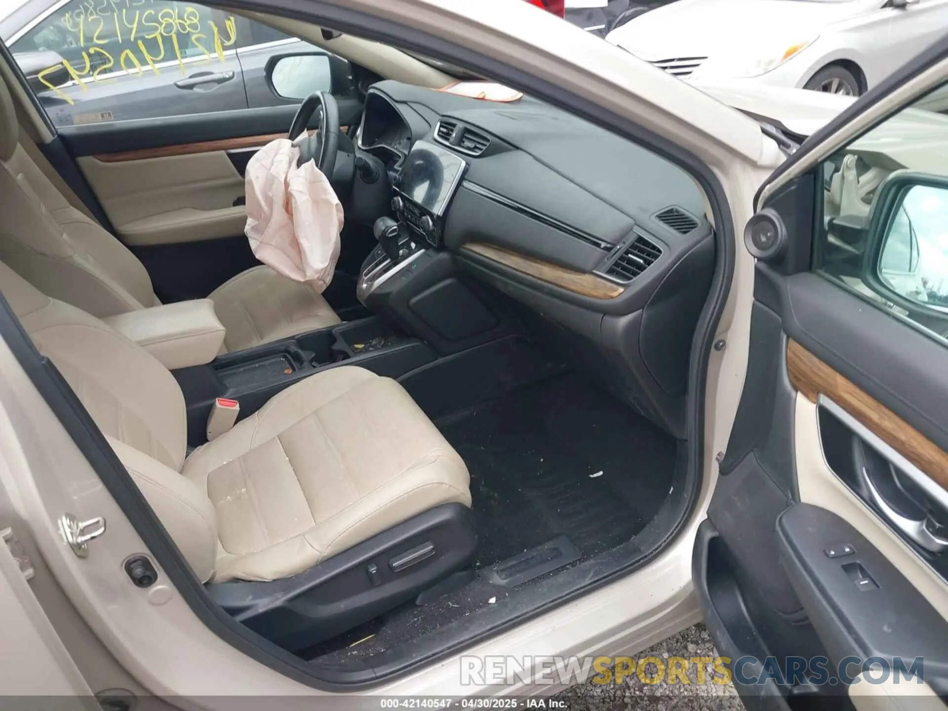 5 Фотография поврежденного автомобиля 2HKRW2H94KH623003 HONDA CR-V 2019