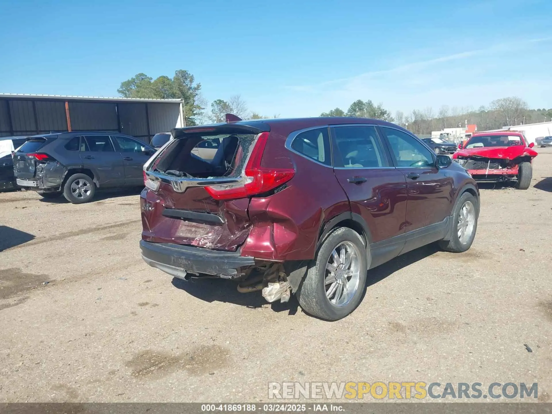 4 Фотография поврежденного автомобиля 2HKRW5H30KH414385 HONDA CR-V 2019