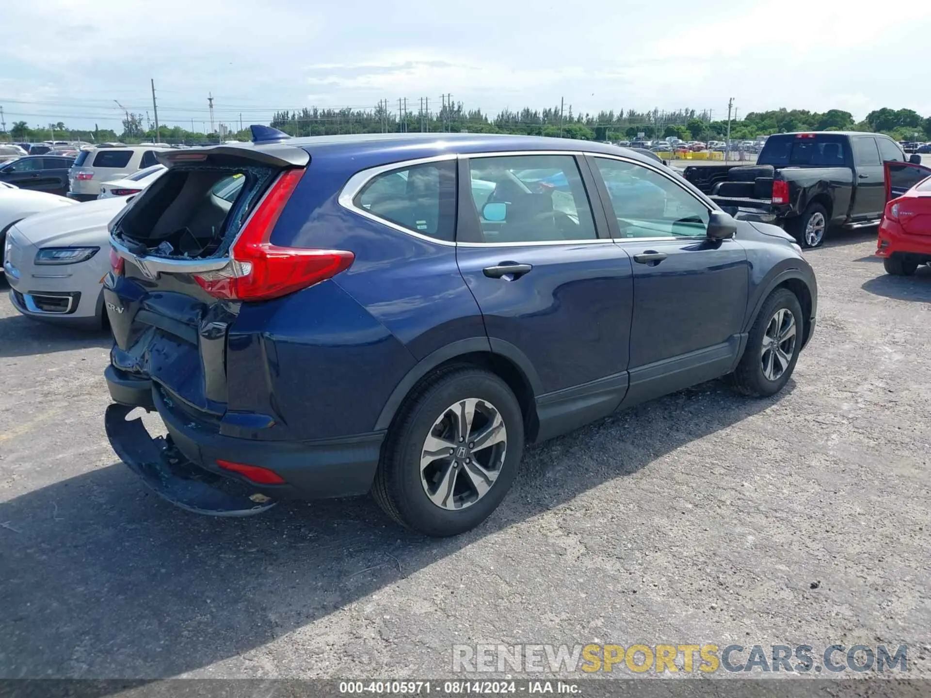4 Фотография поврежденного автомобиля 2HKRW5H31KH412094 HONDA CR-V 2019