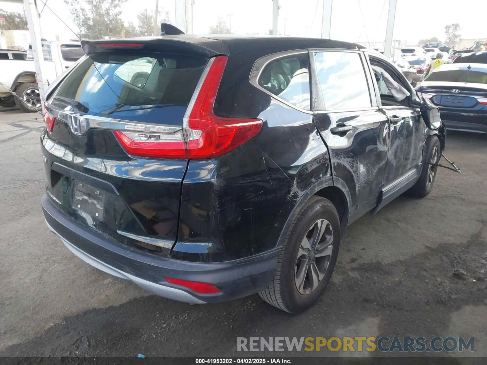 4 Фотография поврежденного автомобиля 2HKRW5H33KH406779 HONDA CR-V 2019