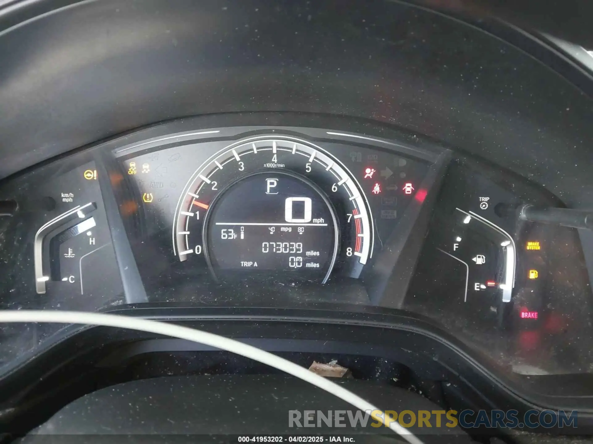 7 Фотография поврежденного автомобиля 2HKRW5H33KH406779 HONDA CR-V 2019