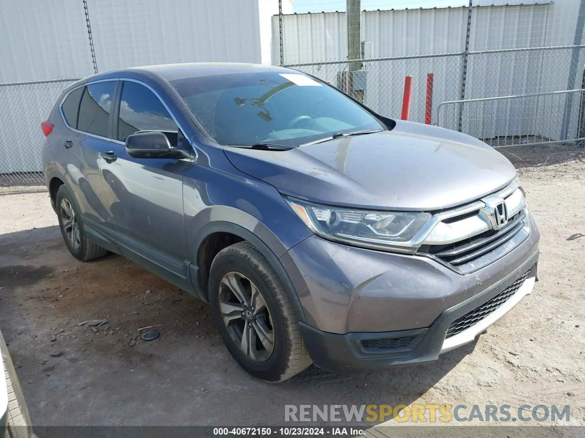 1 Photograph of a damaged car 2HKRW5H33KH420732 HONDA CR-V 2019