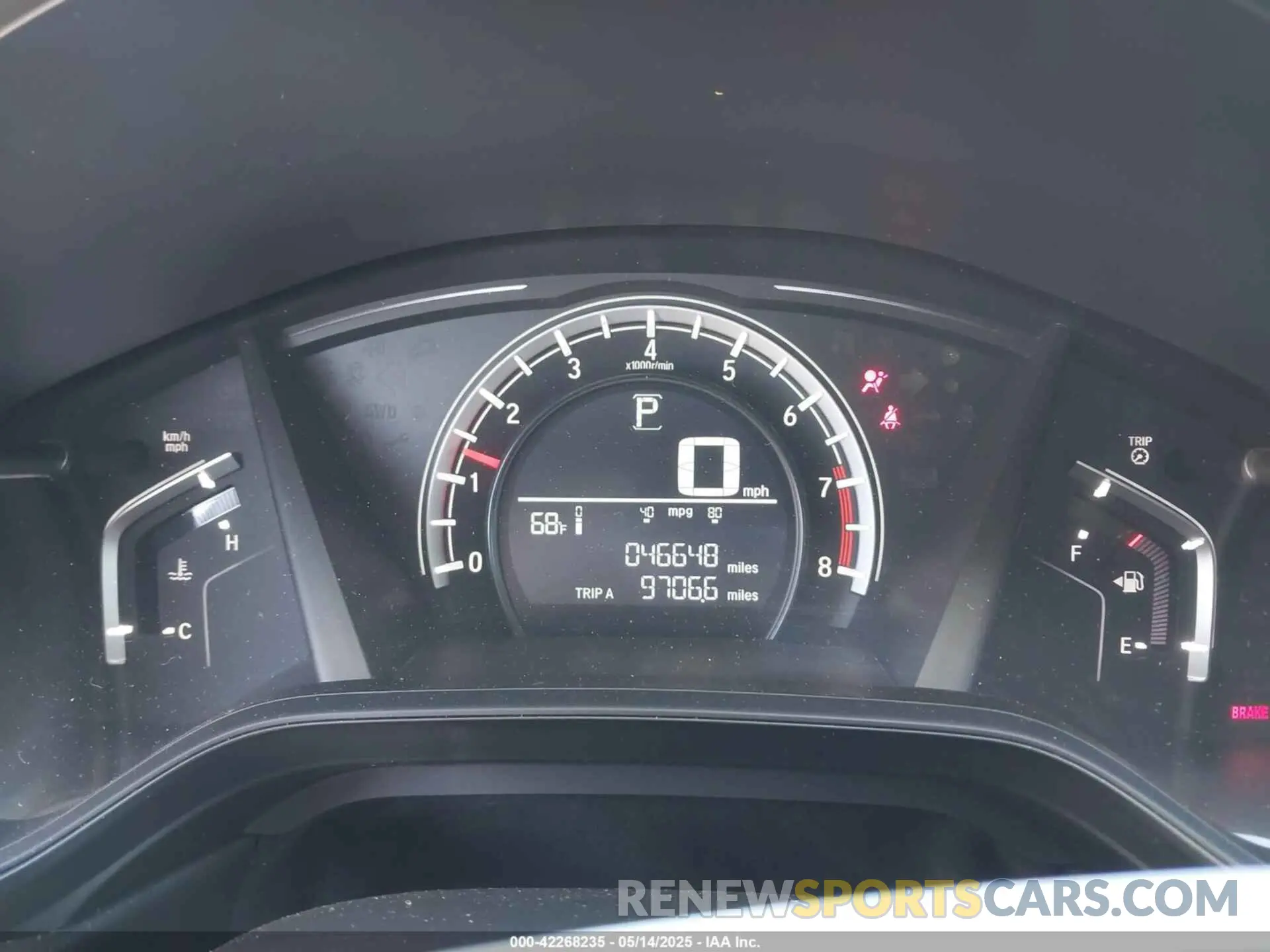 7 Фотография поврежденного автомобиля 2HKRW5H34KH405284 HONDA CR-V 2019