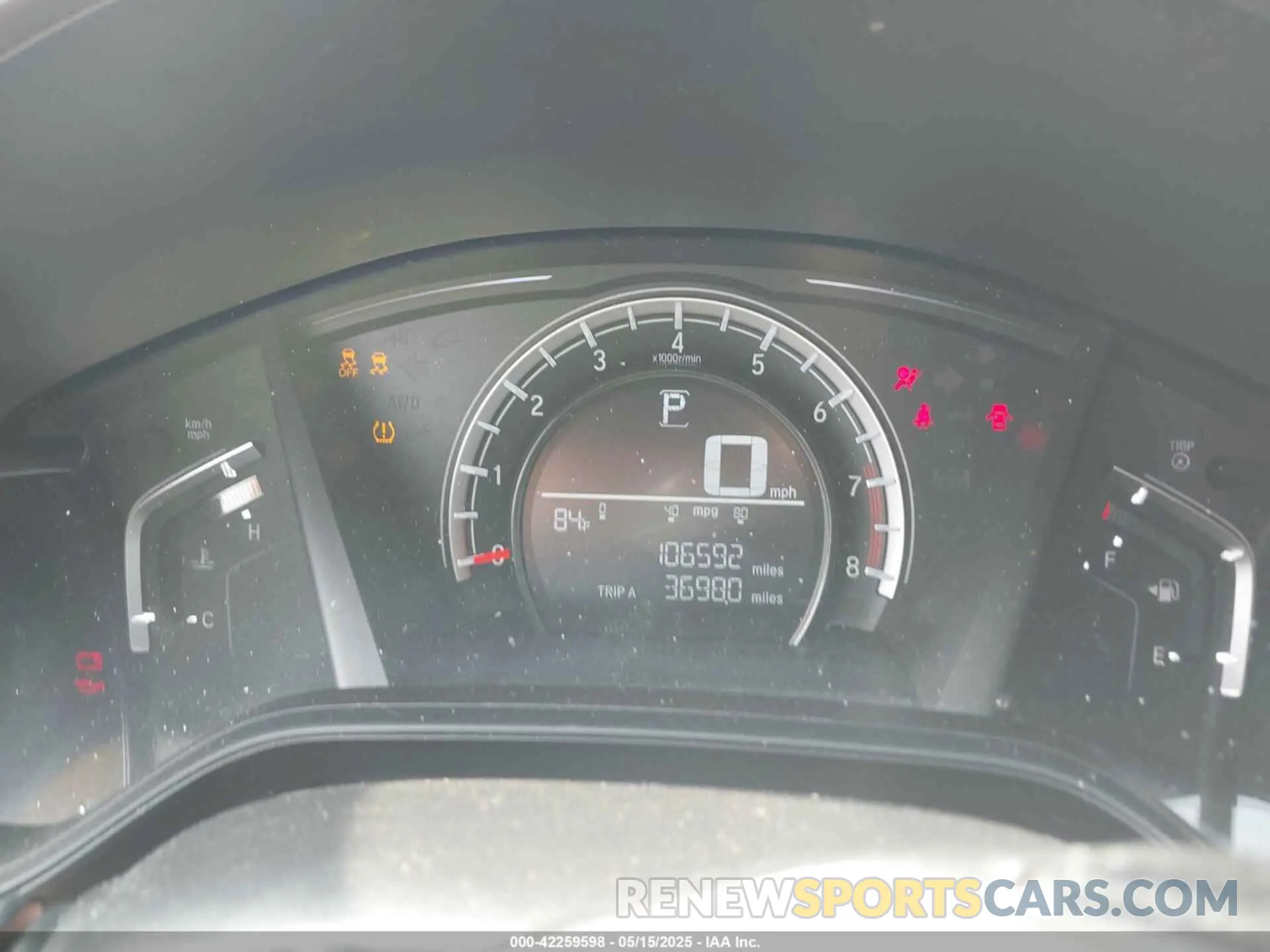 7 Фотография поврежденного автомобиля 2HKRW5H36KH412429 HONDA CR-V 2019