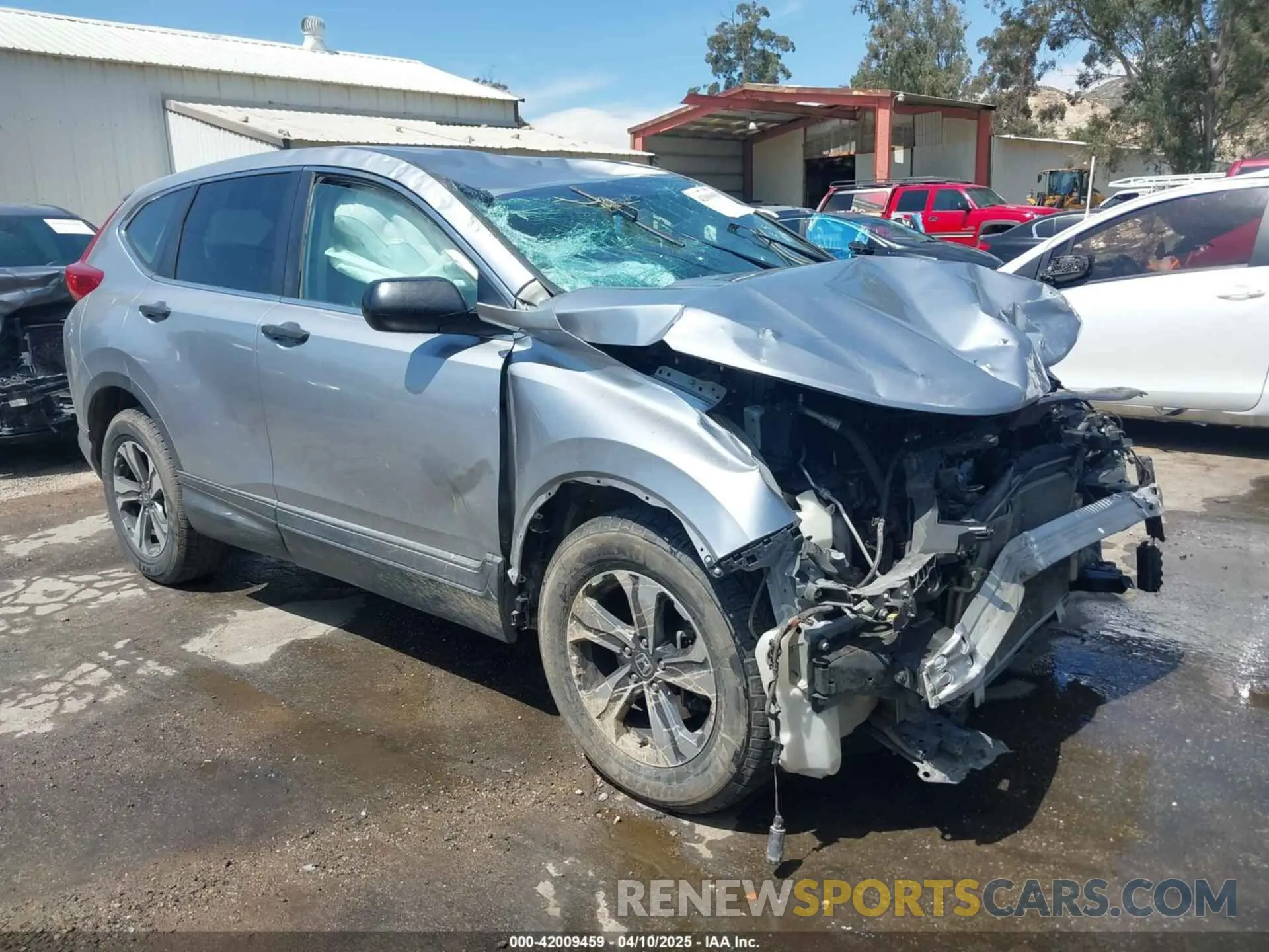 1 Photograph of a damaged car 2HKRW5H38KH406888 HONDA CR-V 2019