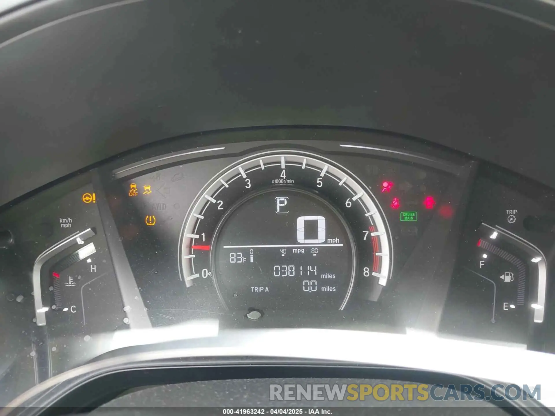 7 Фотография поврежденного автомобиля 2HKRW5H38KH409192 HONDA CR-V 2019