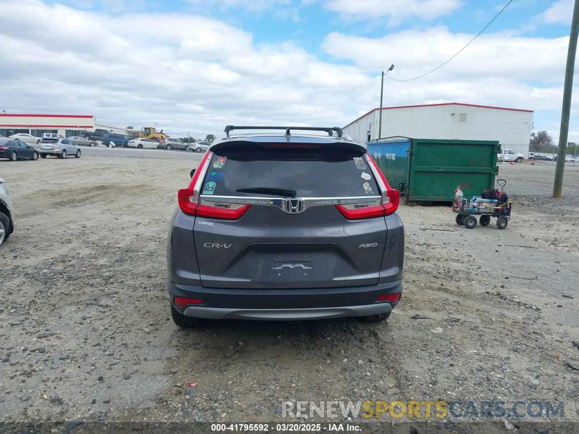 17 Фотография поврежденного автомобиля 2HKRW6H30KH208392 HONDA CR-V 2019