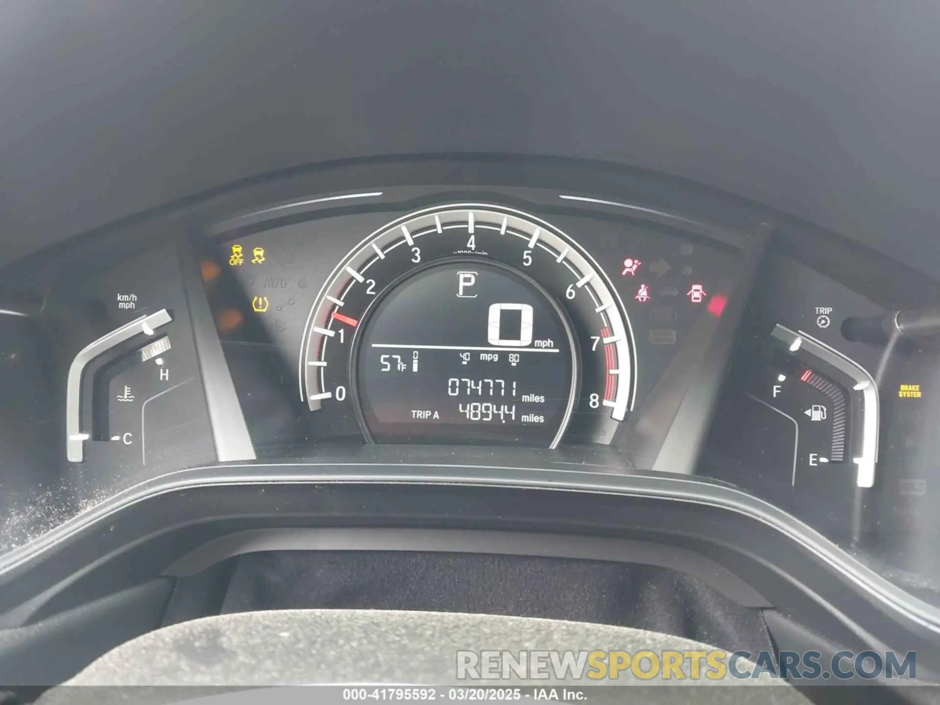 7 Фотография поврежденного автомобиля 2HKRW6H30KH208392 HONDA CR-V 2019