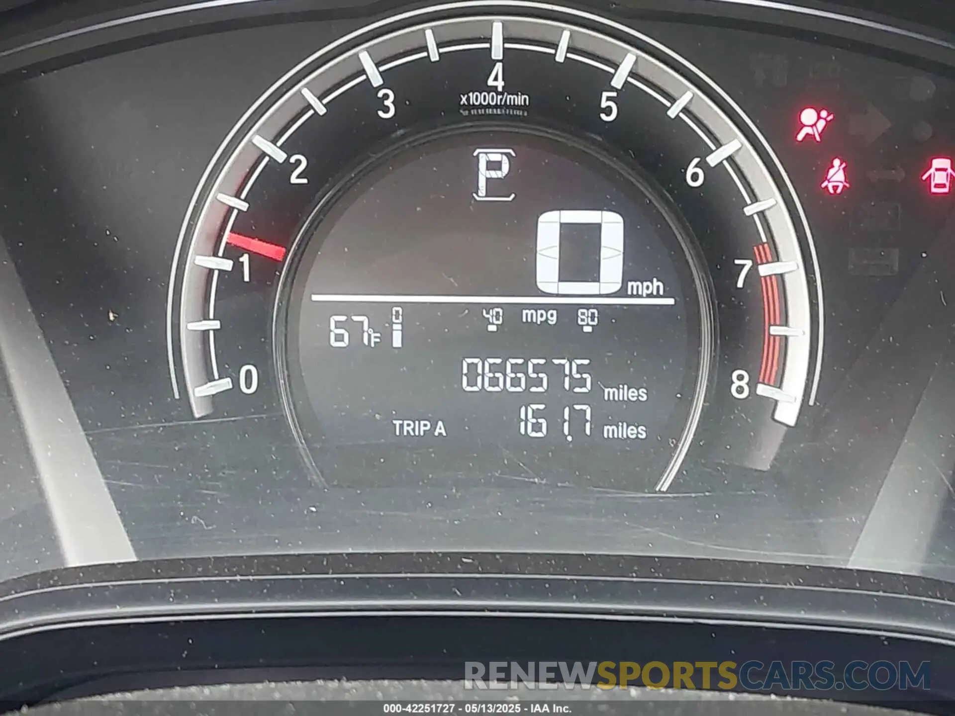 15 Фотография поврежденного автомобиля 2HKRW6H30KH216508 HONDA CR-V 2019