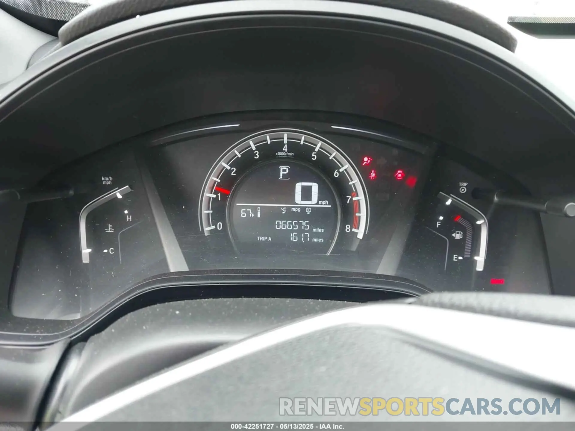 7 Фотография поврежденного автомобиля 2HKRW6H30KH216508 HONDA CR-V 2019