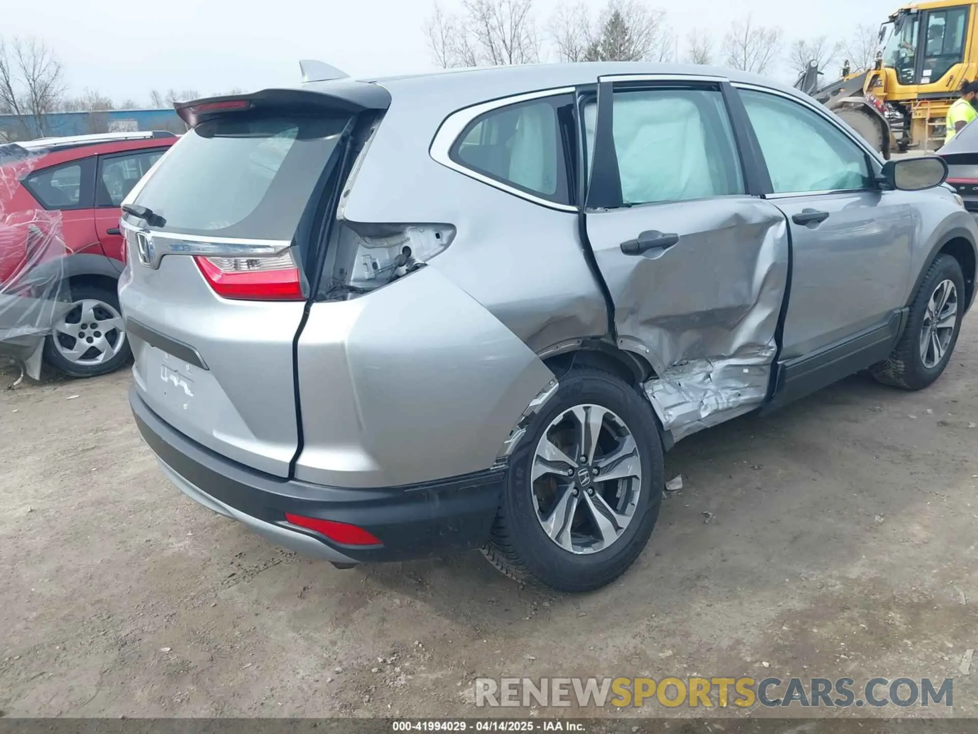 4 Фотография поврежденного автомобиля 2HKRW6H30KH219554 HONDA CR-V 2019