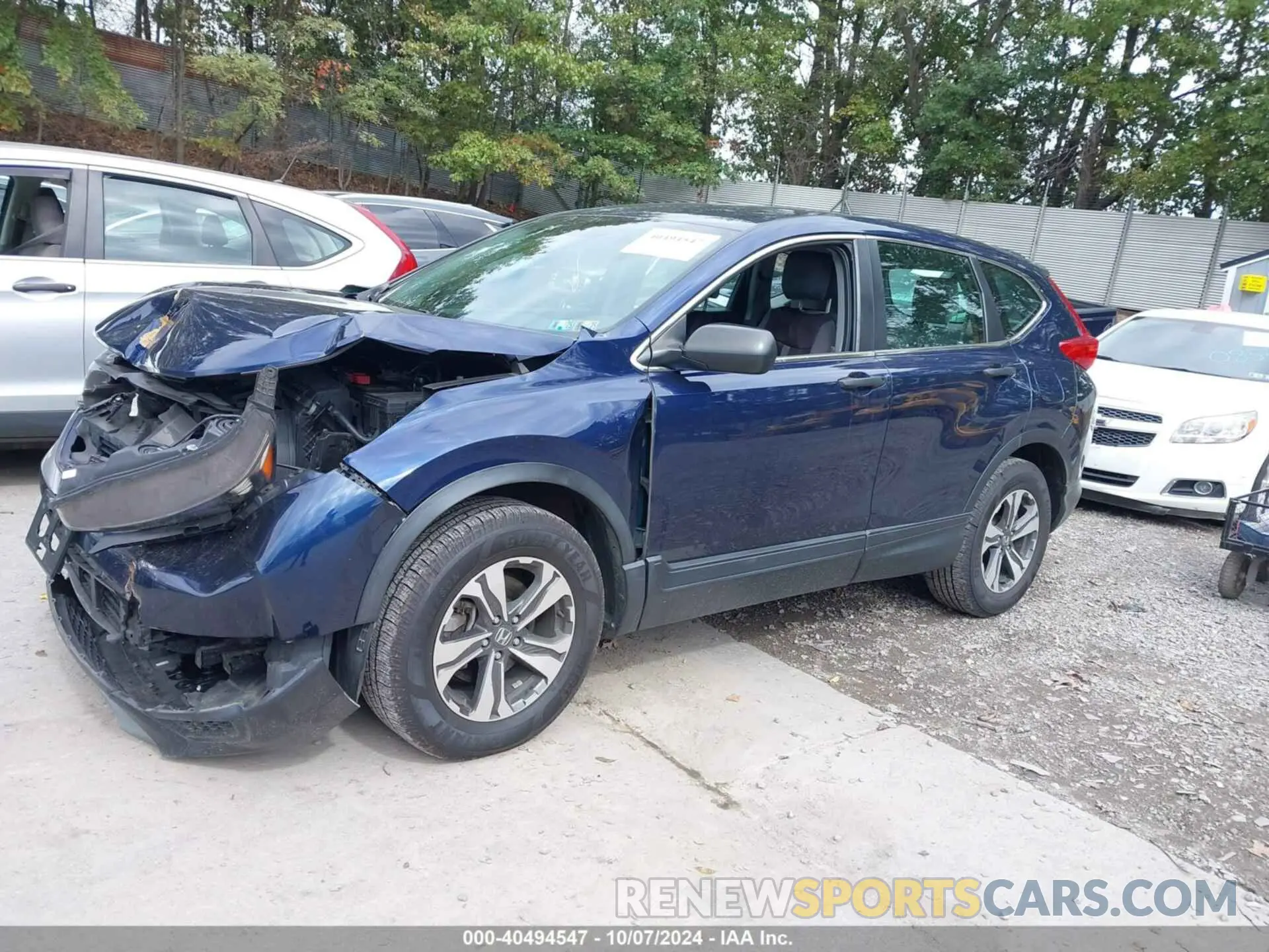 2 Photograph of a damaged car 2HKRW6H34KH204409 HONDA CR-V 2019