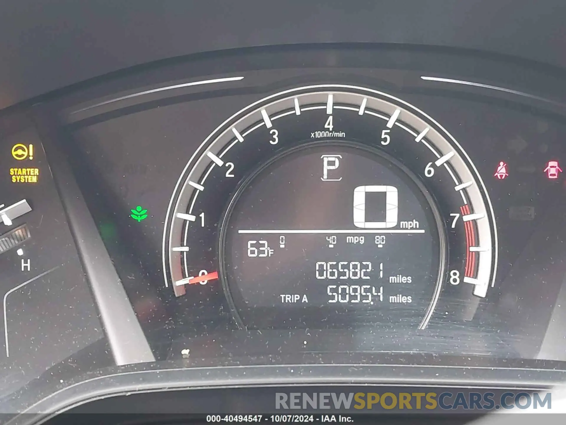 7 Photograph of a damaged car 2HKRW6H34KH204409 HONDA CR-V 2019