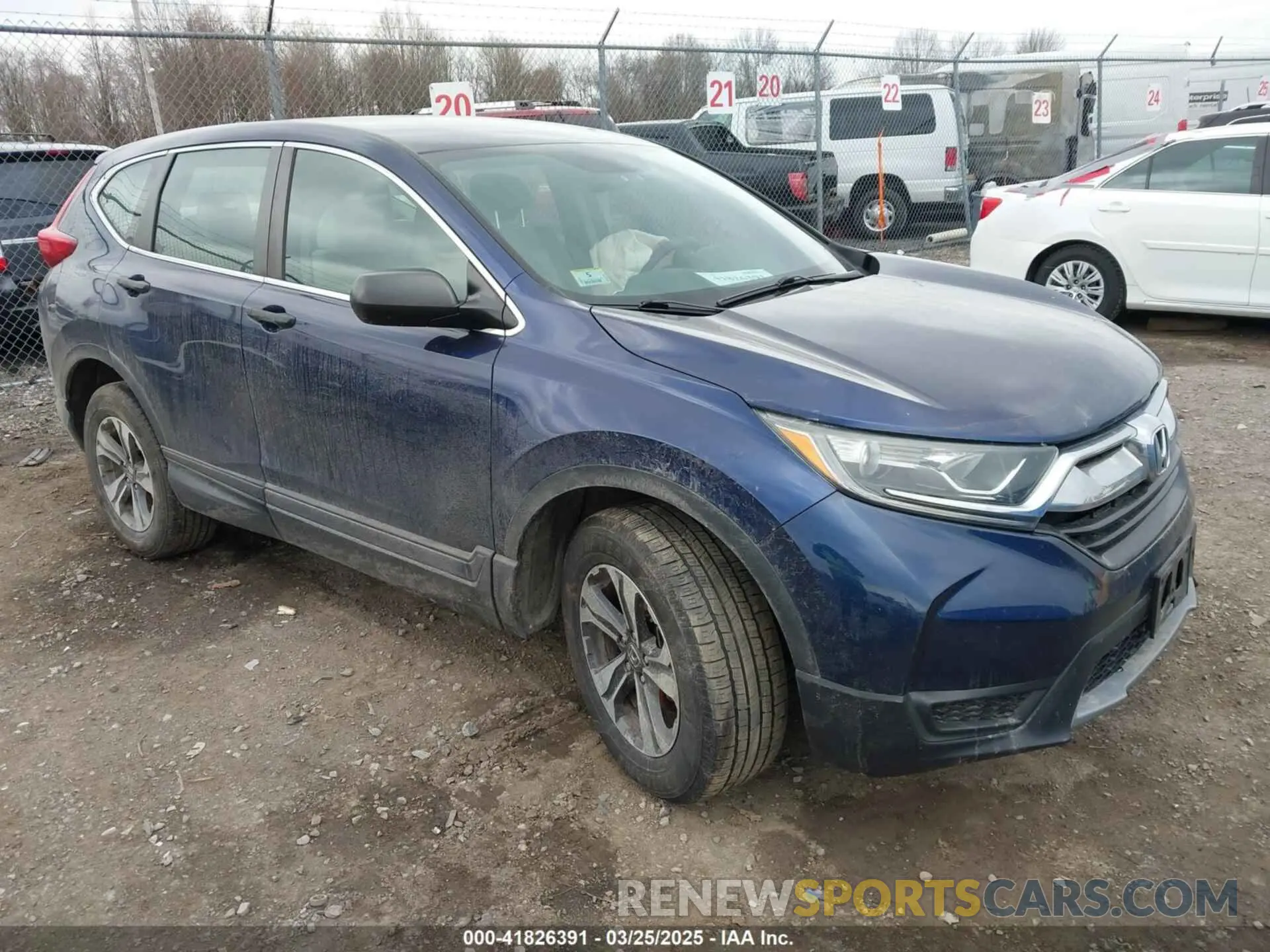 1 Photograph of a damaged car 2HKRW6H34KH207519 HONDA CR-V 2019