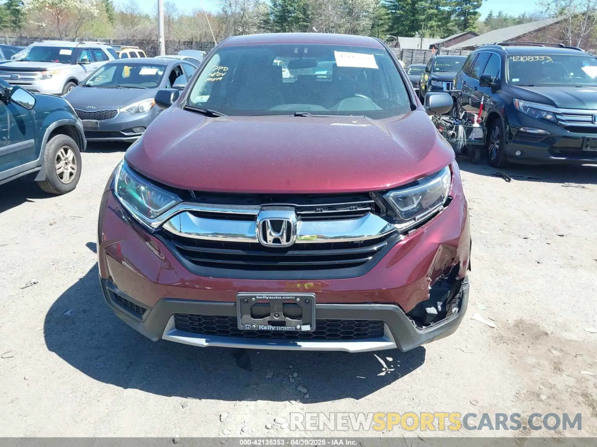 12 Фотография поврежденного автомобиля 2HKRW6H36KH215234 HONDA CR-V 2019
