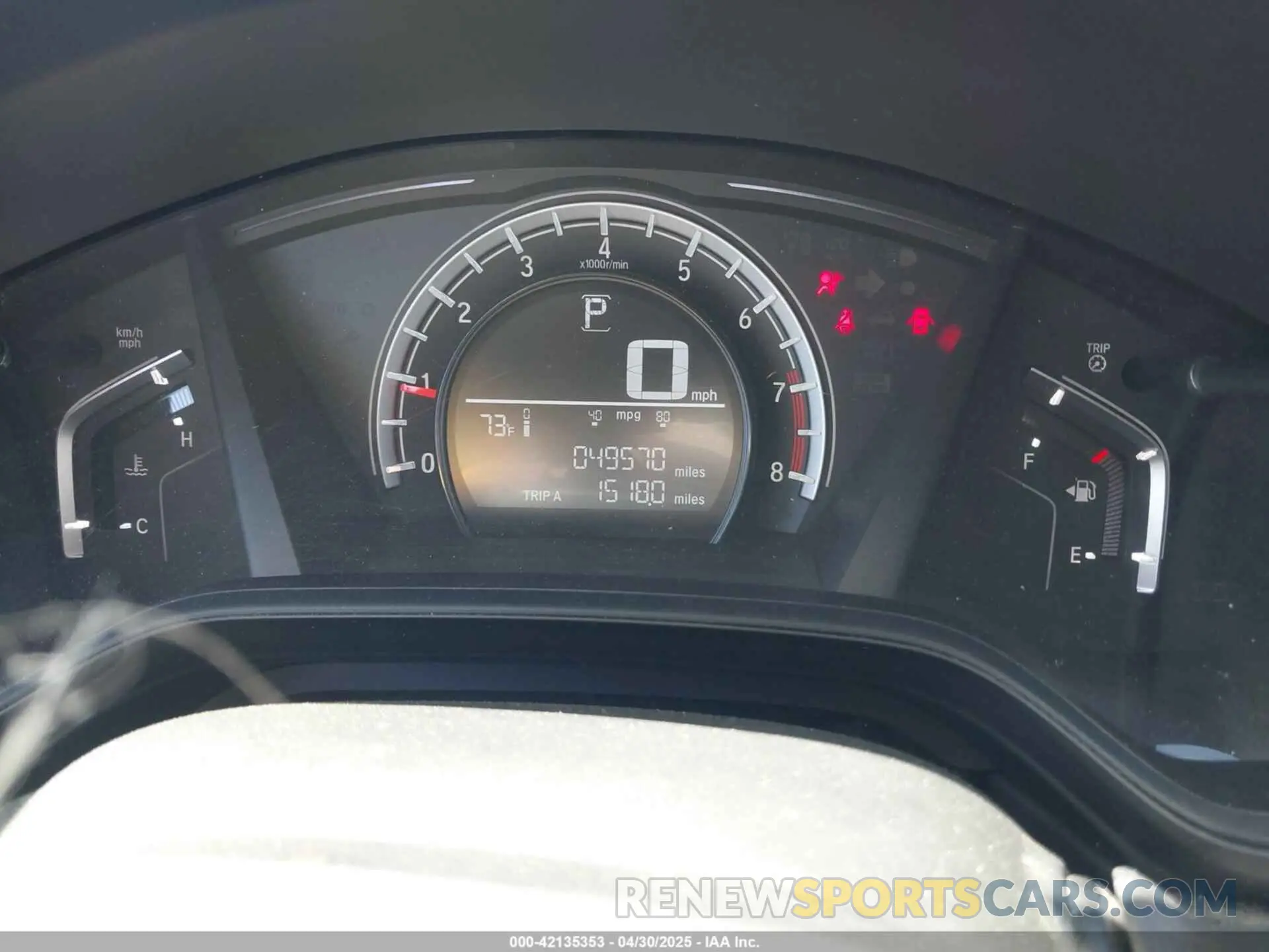 7 Фотография поврежденного автомобиля 2HKRW6H36KH215234 HONDA CR-V 2019