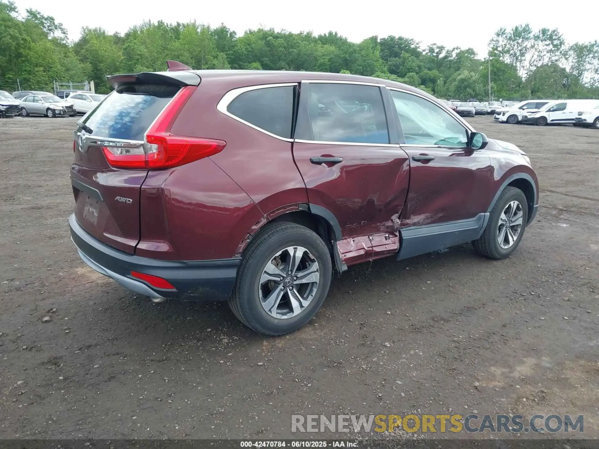 4 Фотография поврежденного автомобиля 2HKRW6H36KH218599 HONDA CR-V 2019