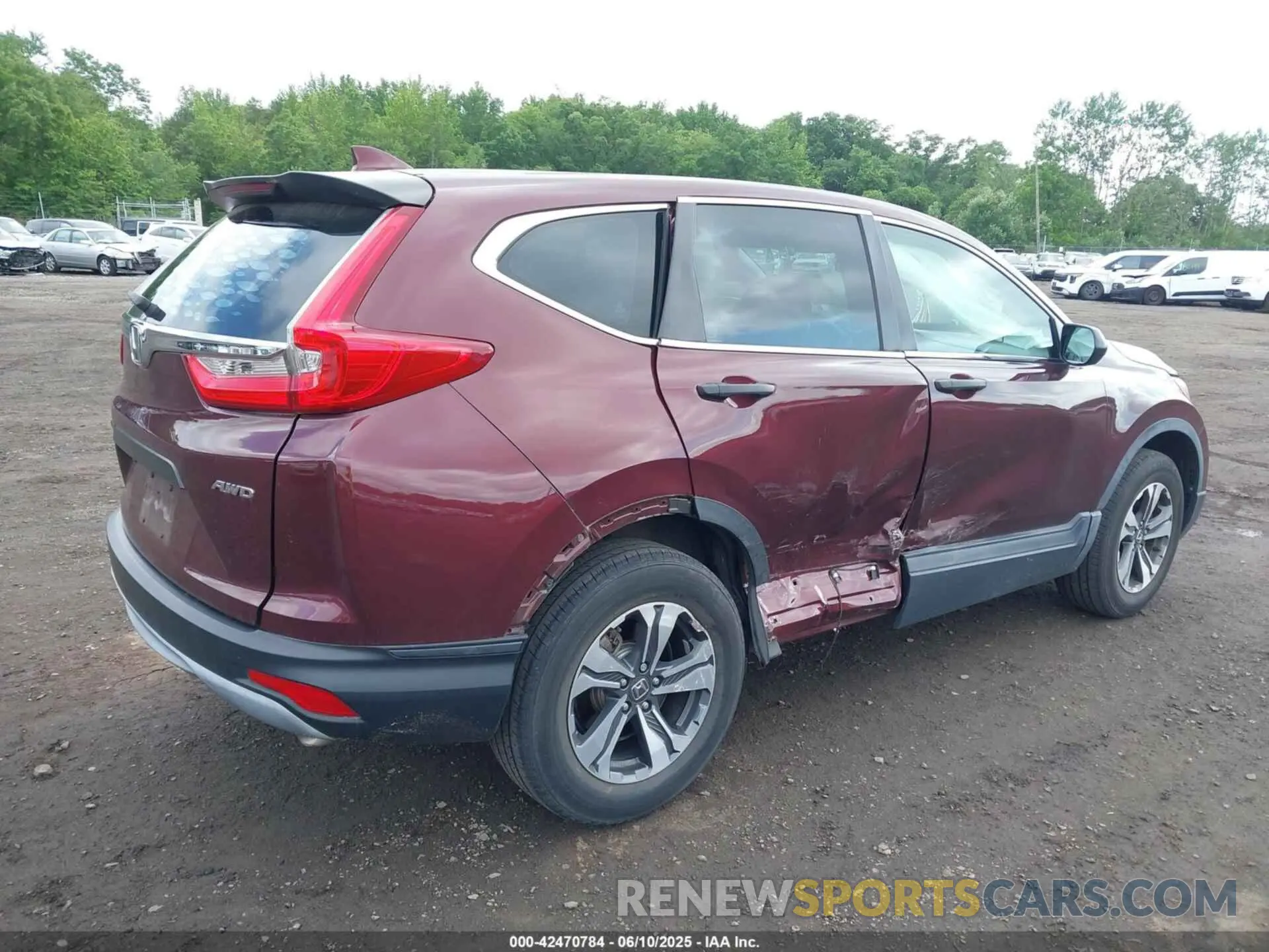 6 Фотография поврежденного автомобиля 2HKRW6H36KH218599 HONDA CR-V 2019
