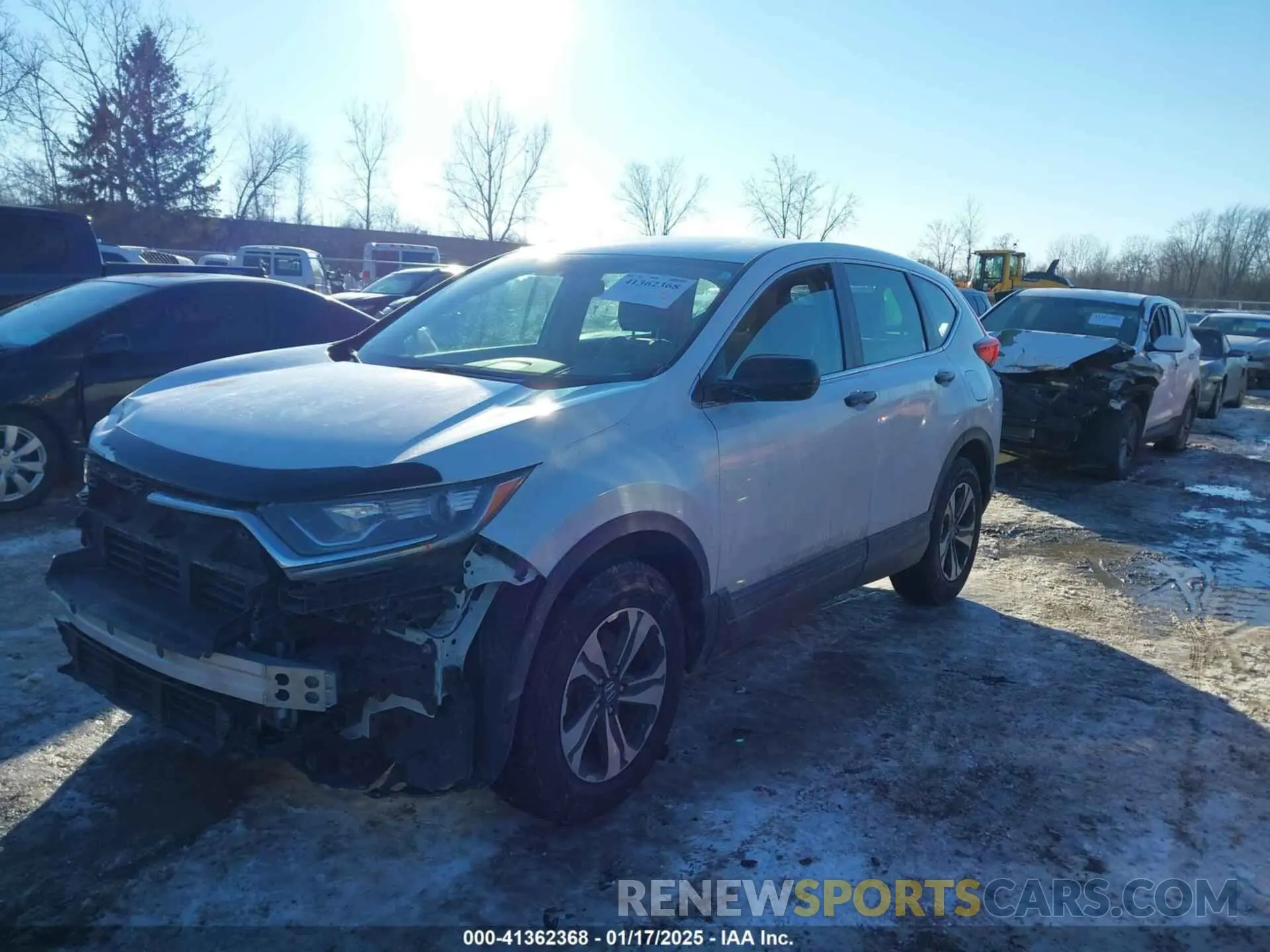 2 Photograph of a damaged car 2HKRW6H37KH232205 HONDA CR-V 2019