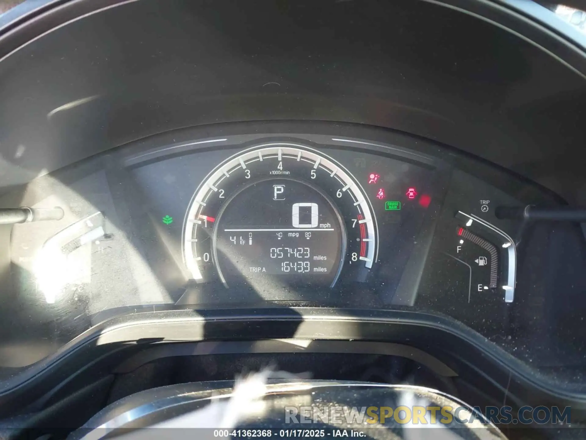 7 Photograph of a damaged car 2HKRW6H37KH232205 HONDA CR-V 2019