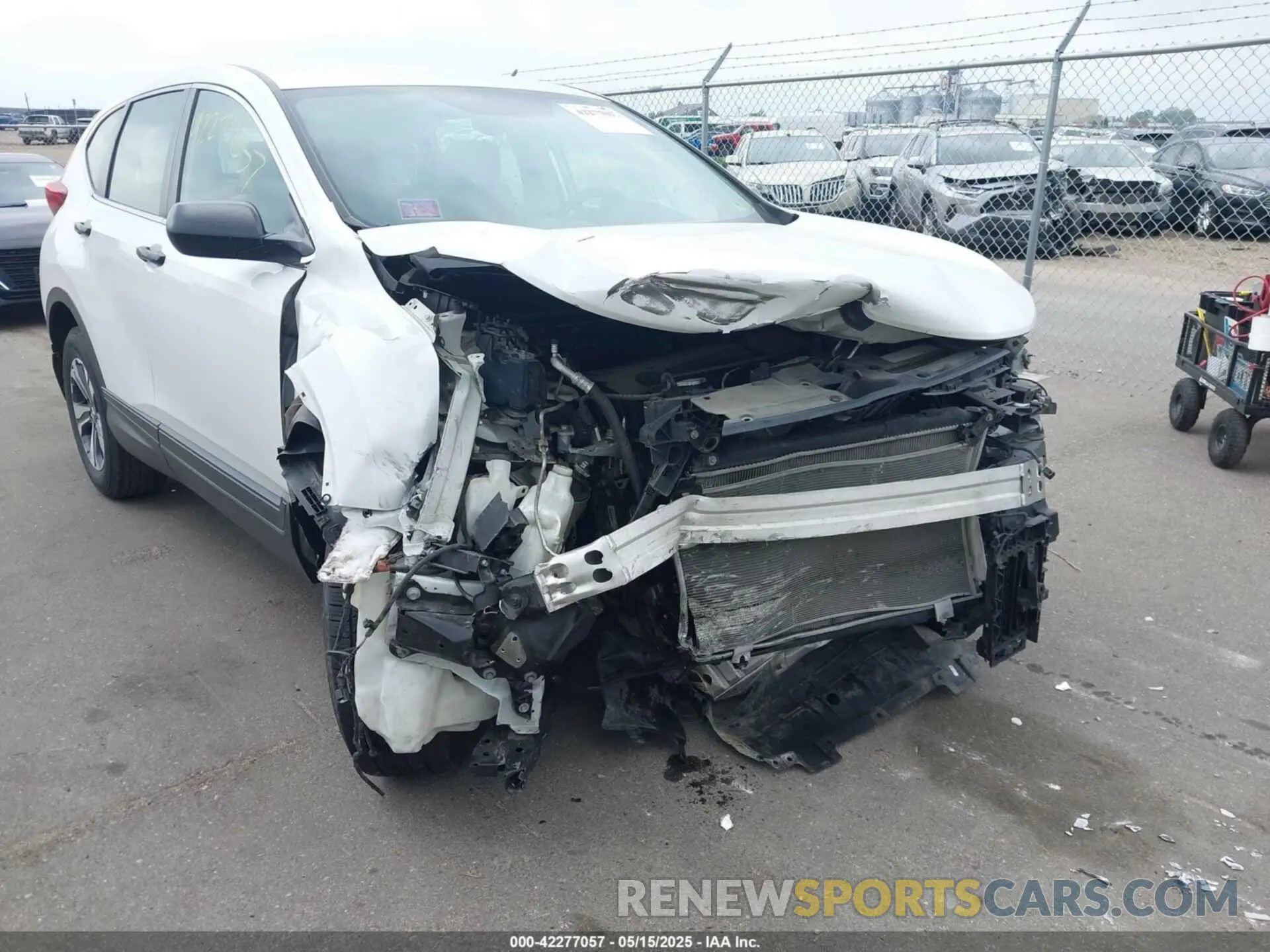 6 Photograph of a damaged car 2HKRW6H38KH209029 HONDA CR-V 2019