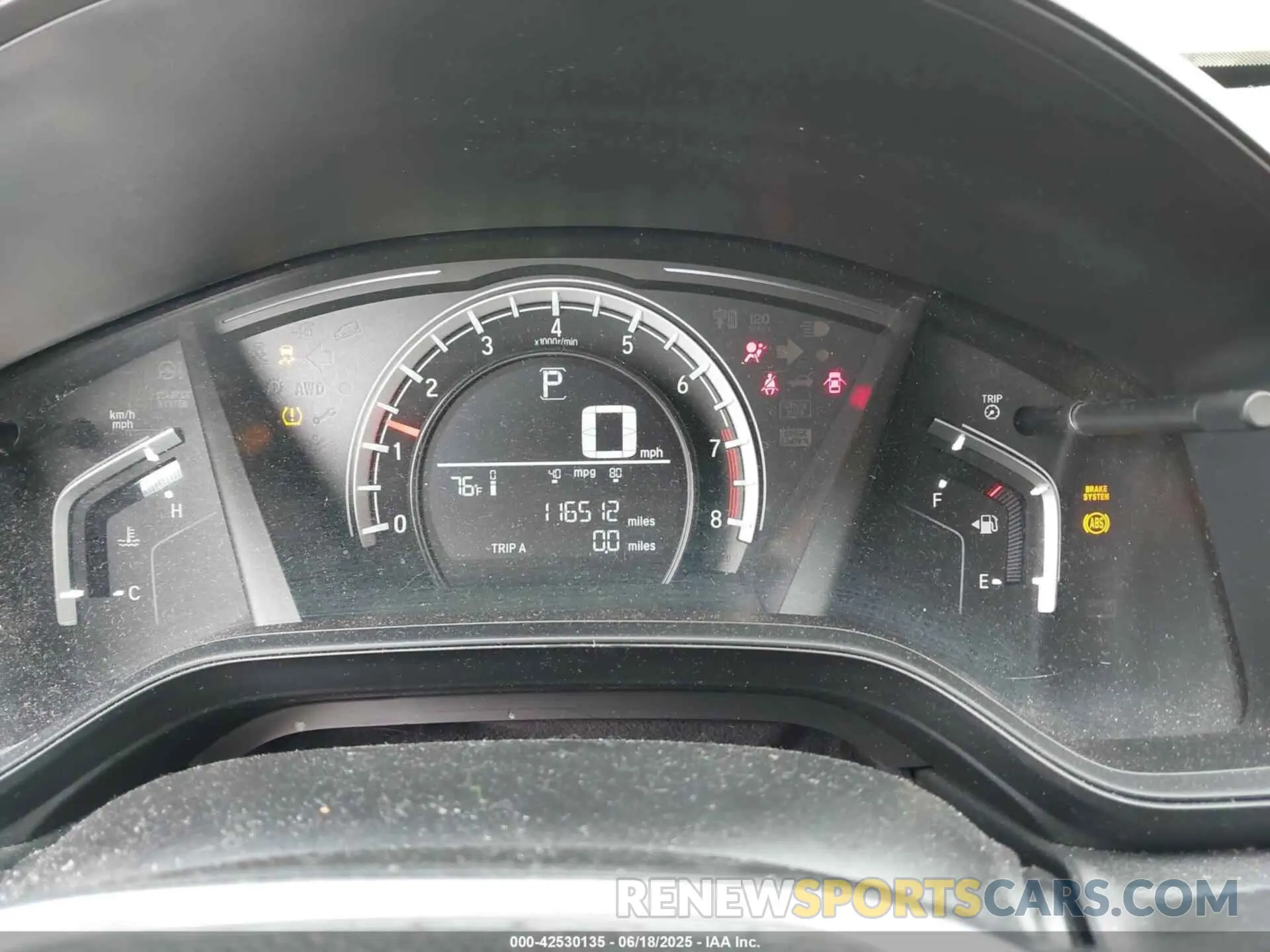7 Фотография поврежденного автомобиля 2HKRW6H39KH228320 HONDA CR-V 2019