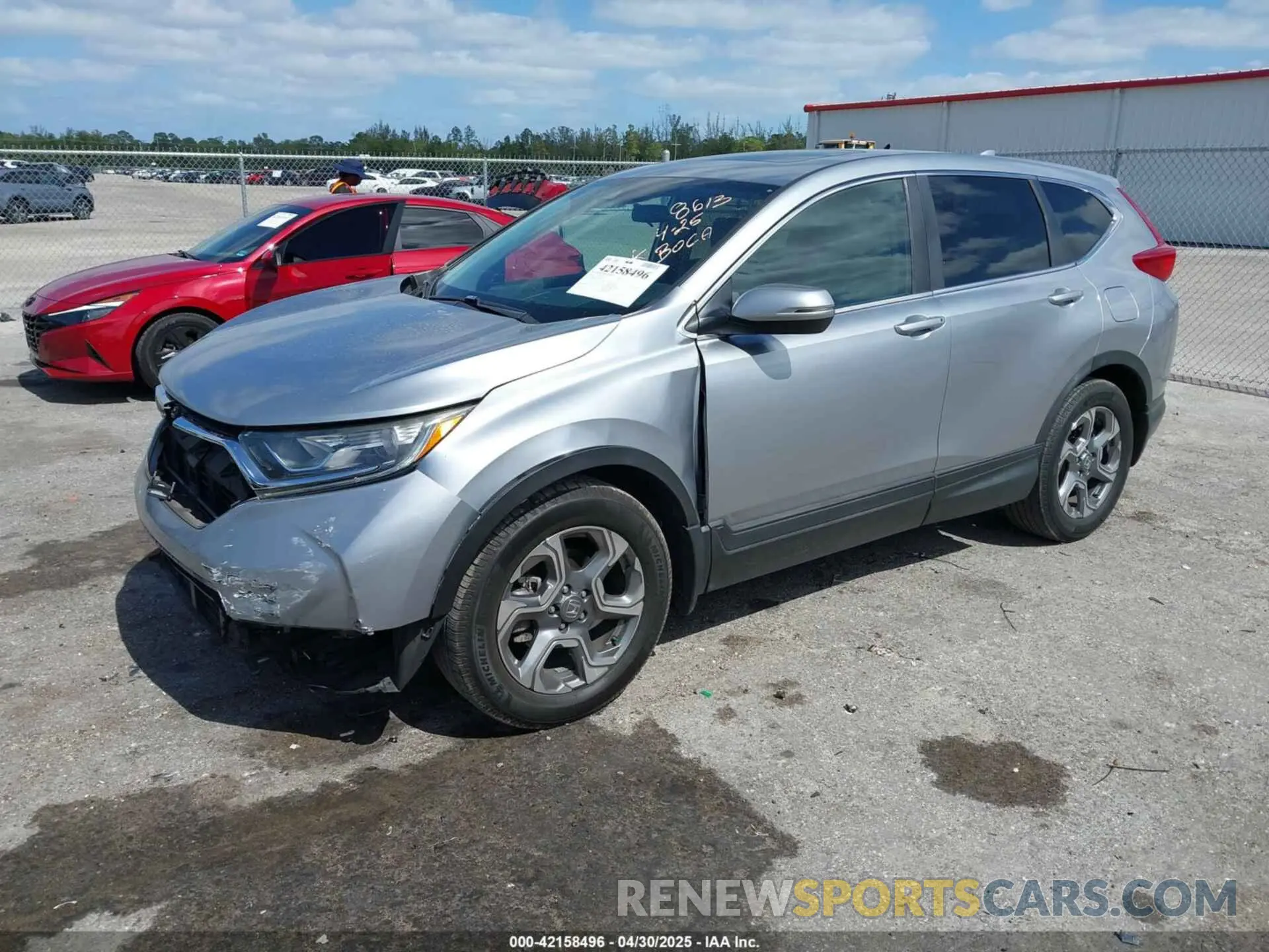 2 Фотография поврежденного автомобиля 5J6RW1H51KA008613 HONDA CR-V 2019