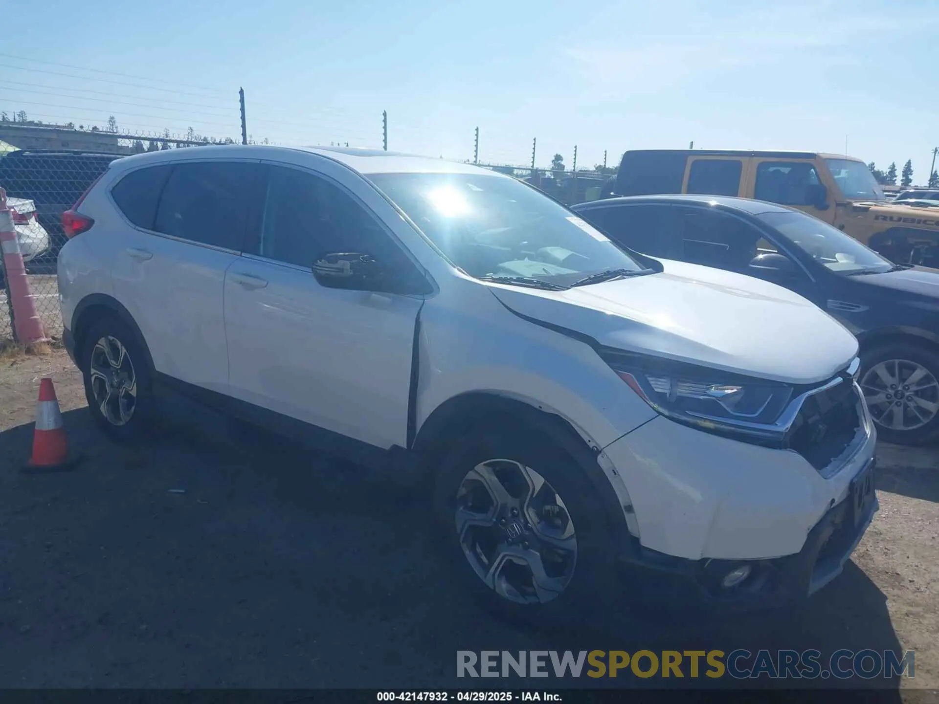 1 Фотография поврежденного автомобиля 5J6RW1H54KA020531 HONDA CR-V 2019