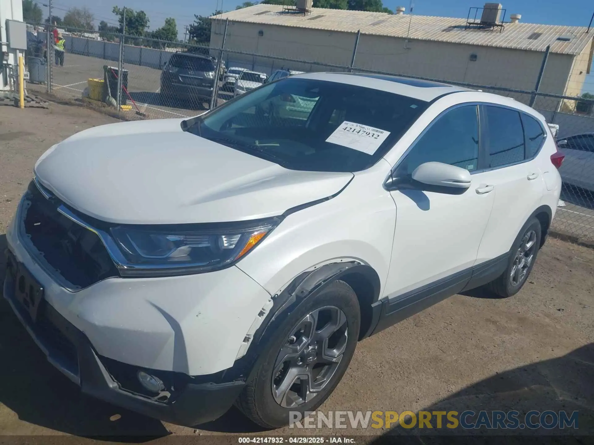 2 Фотография поврежденного автомобиля 5J6RW1H54KA020531 HONDA CR-V 2019