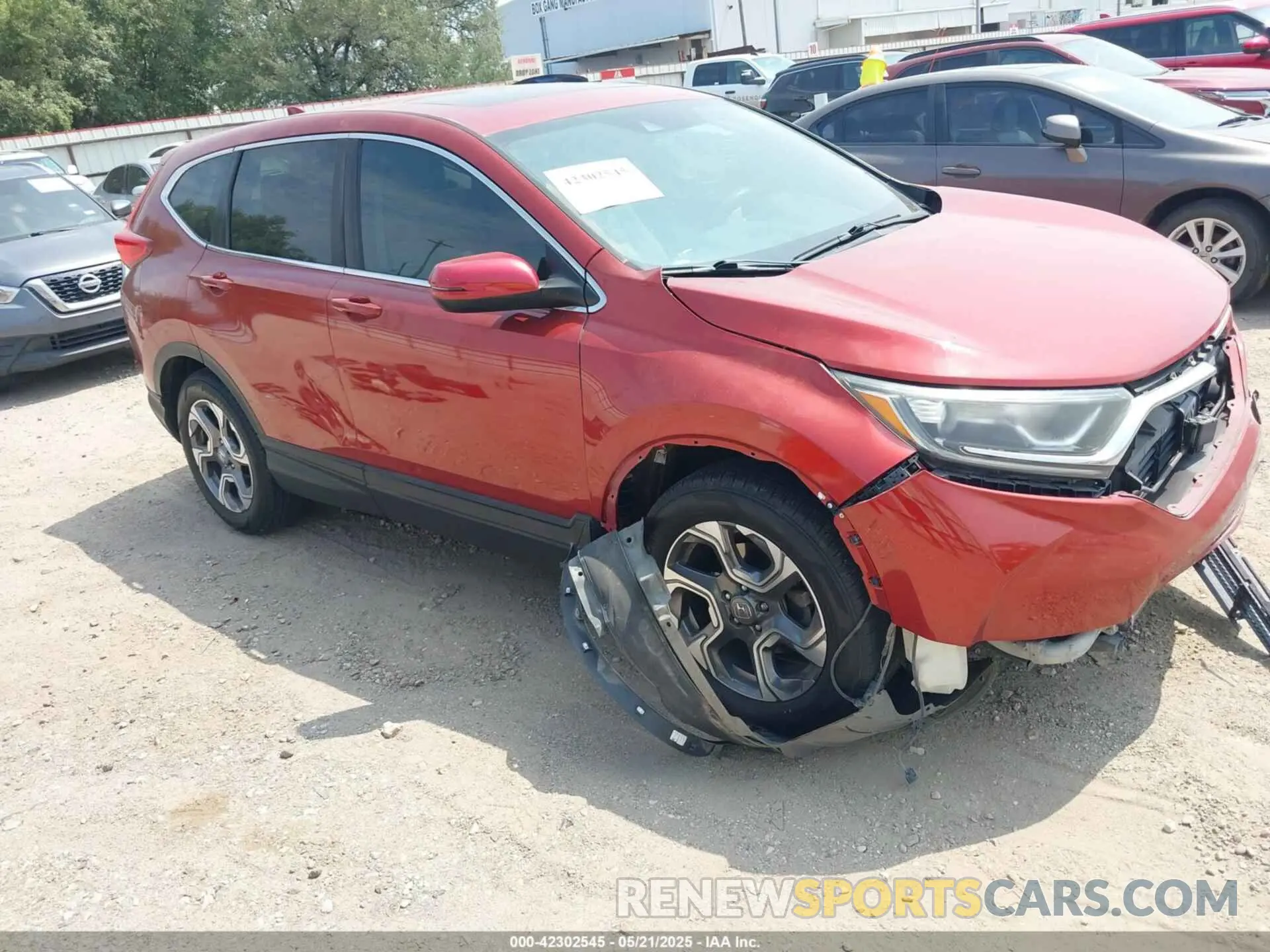 1 Photograph of a damaged car 5J6RW1H57KL001136 HONDA CR-V 2019