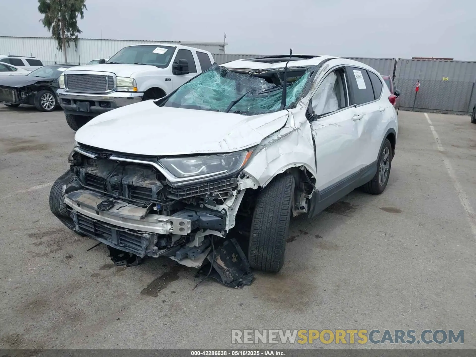 2 Photograph of a damaged car 5J6RW1H59KA008908 HONDA CR-V 2019