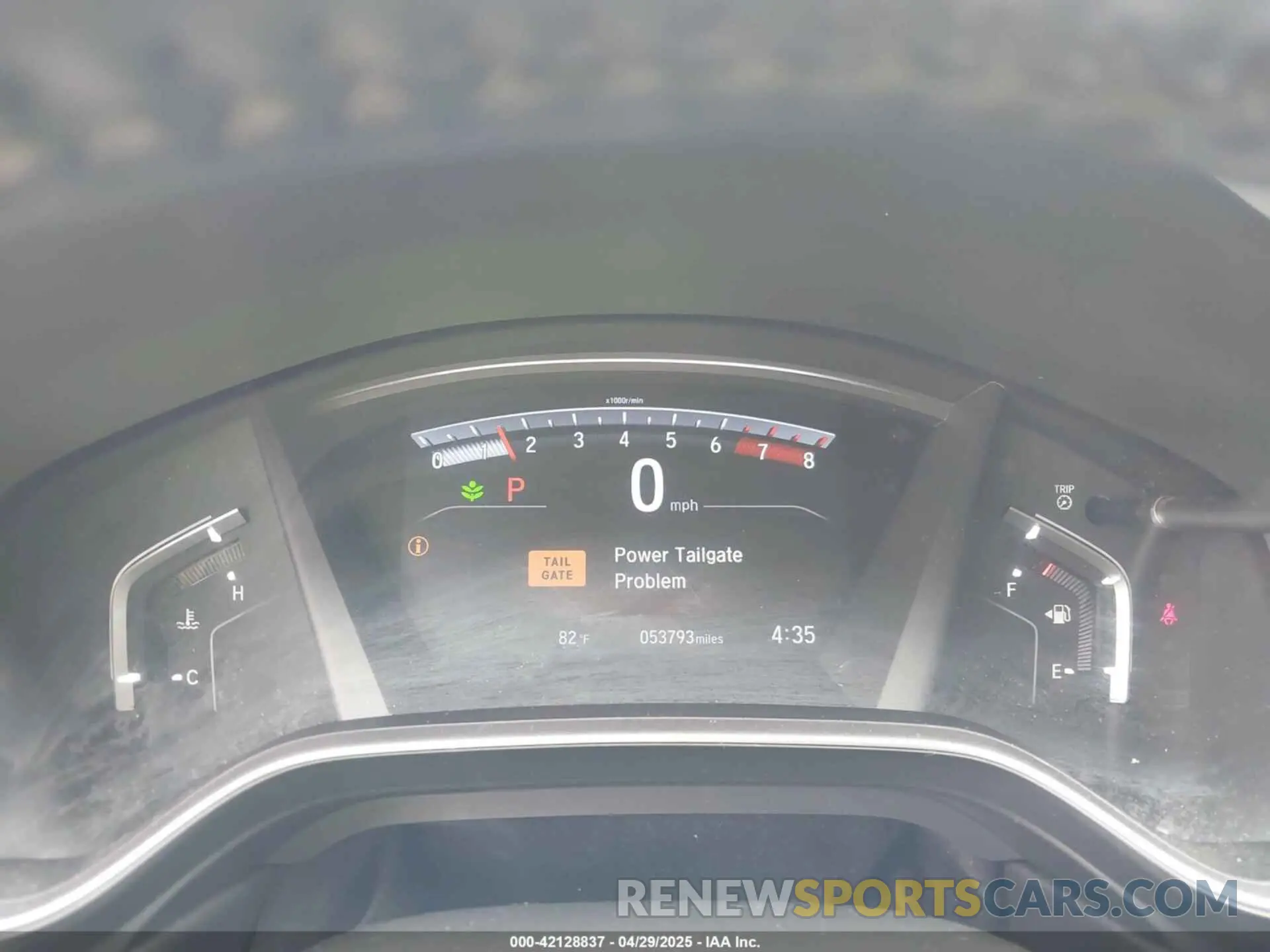 7 Фотография поврежденного автомобиля 5J6RW1H80KA036459 HONDA CR-V 2019